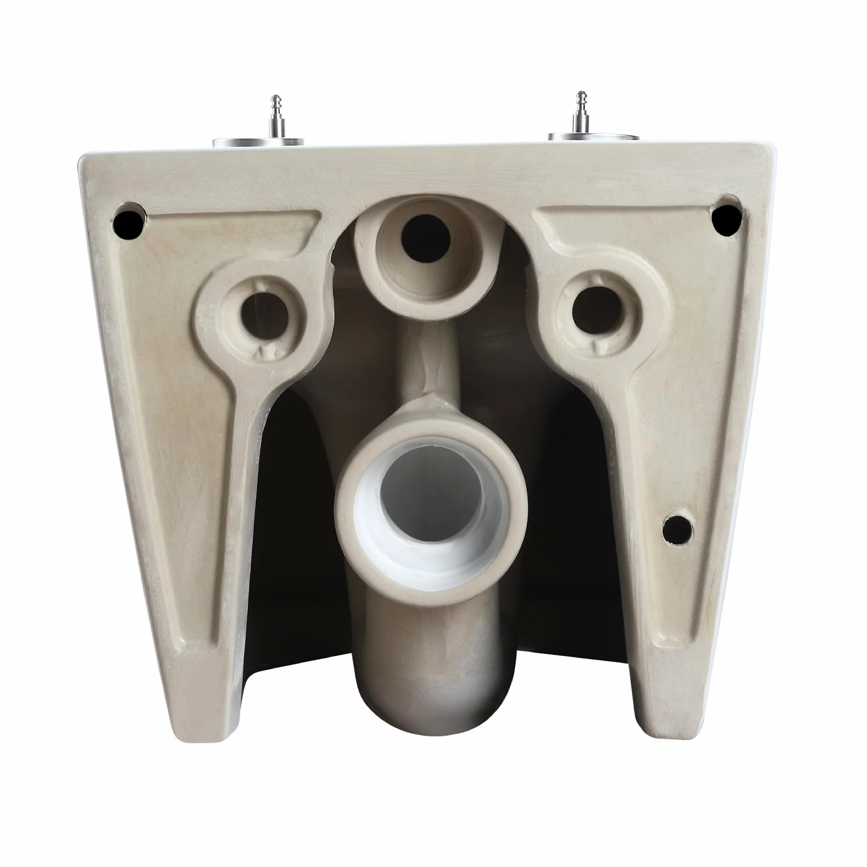 HOROW WC senza bordi con coperchio per WC, WC sospeso in ceramica, set di servizi igienici moderni, lunghezza 539 mm