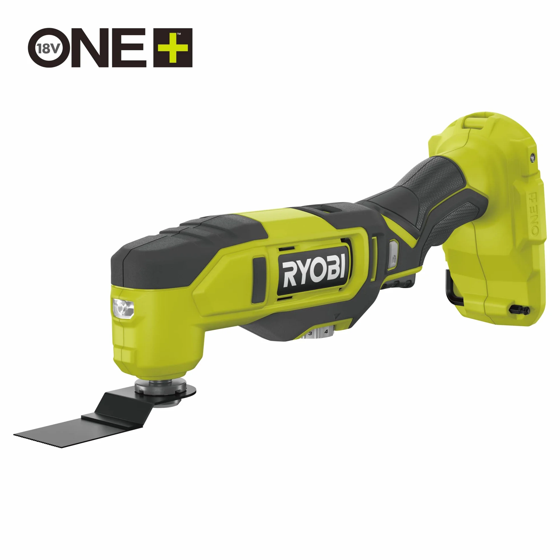 Ryobi RMT18-0 Utensile Multifunzione a Batteria 18V ONE+, Taglia, Leviga, Rifinisci, con Velocità Variabile