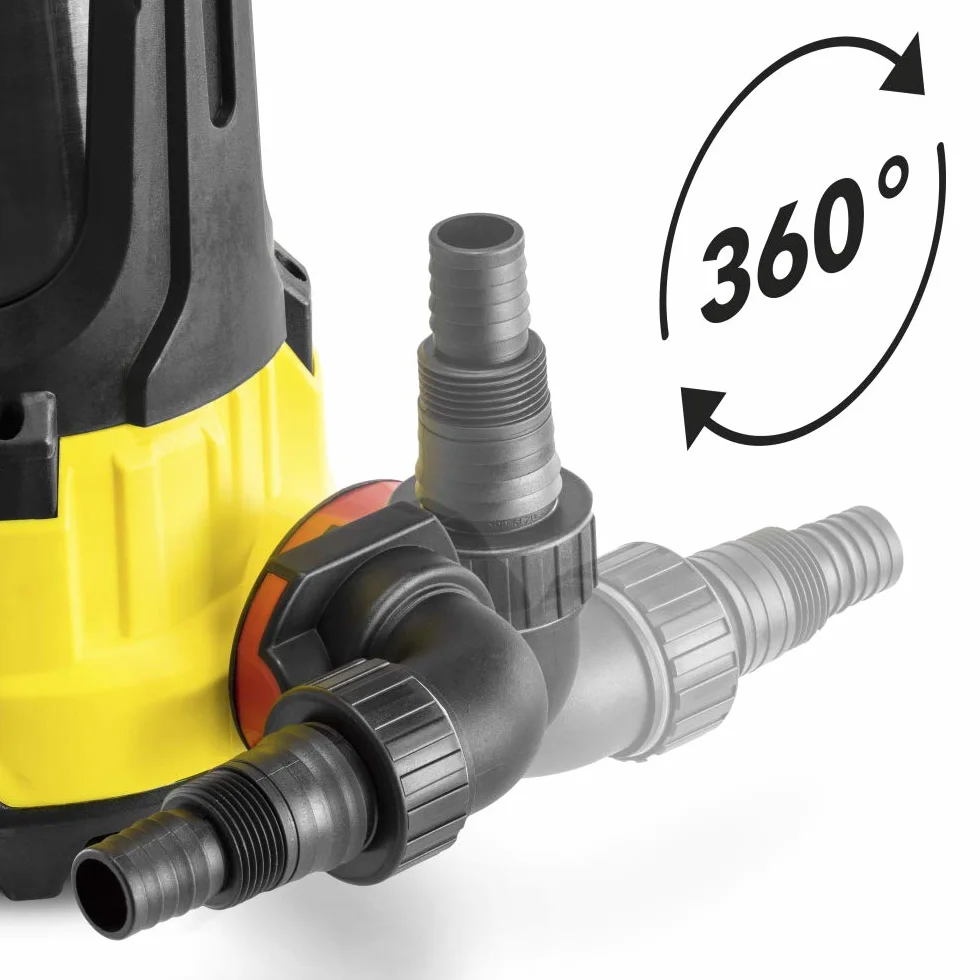 TROTEC POMPA sommersa TWP 11000 ES – Pompa per acque sporche – Portata 20000 l/h, Potenza 1.100 Watt, Profondità massima di immersione 7 m, Protezione da funzionamento a secco, IPX8