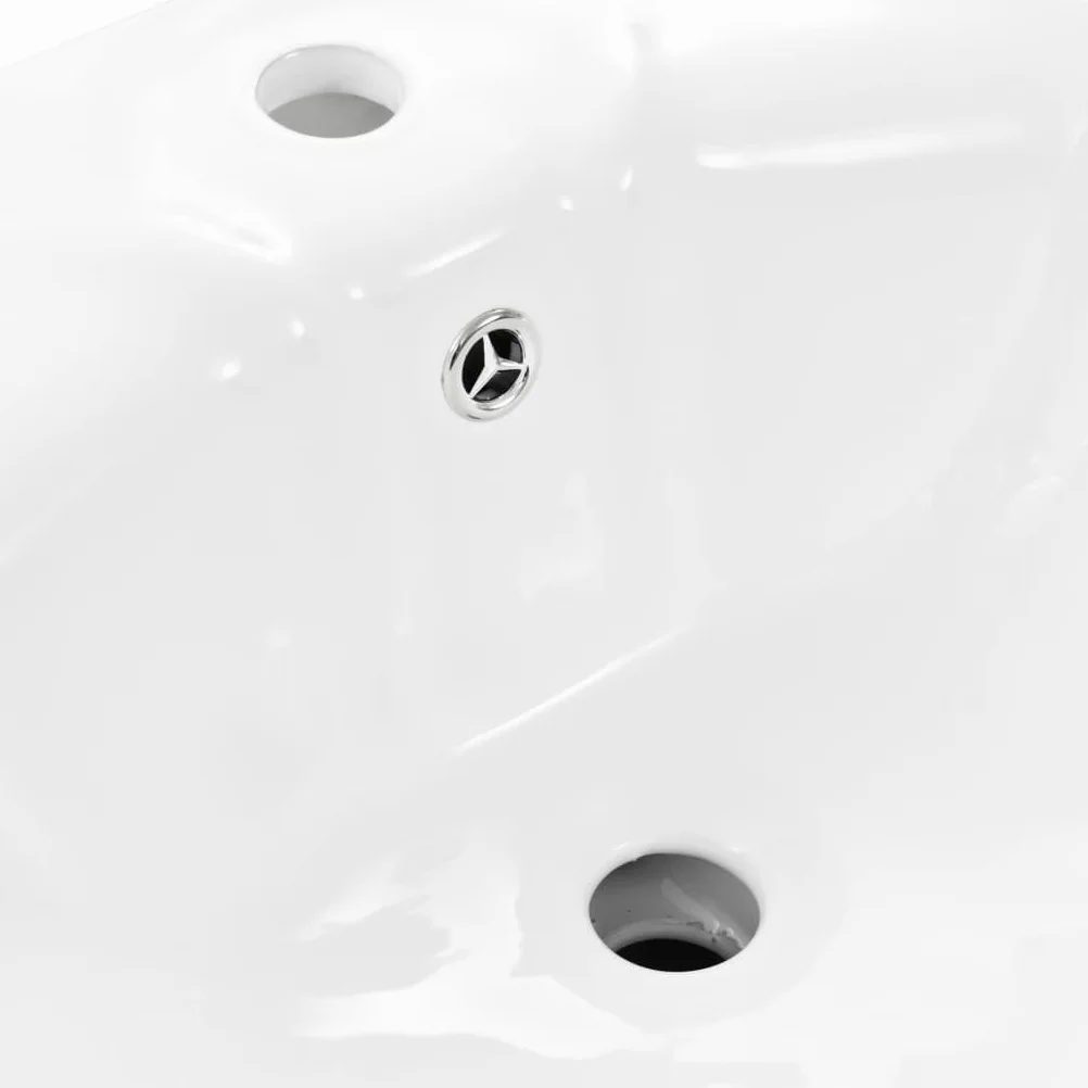 Generico Lavandino a Colonna in Ceramica Bianca 580x510x200 mm,Articoli di ferramenta,Prodotti Idraulici,Articoli Idraulici,Lavandini,Lavandini bagno-143005