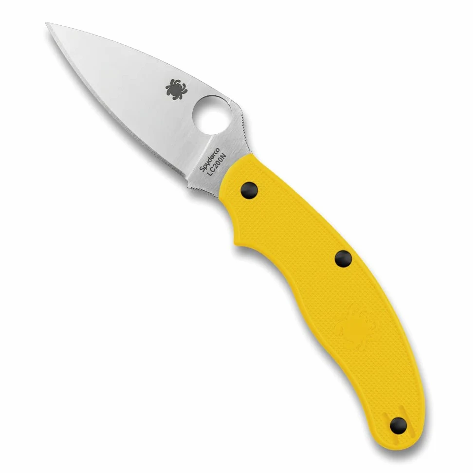 UK Penknife Salt - Mango: FRN* amarillo Acero: LC200N - Filo: Liso