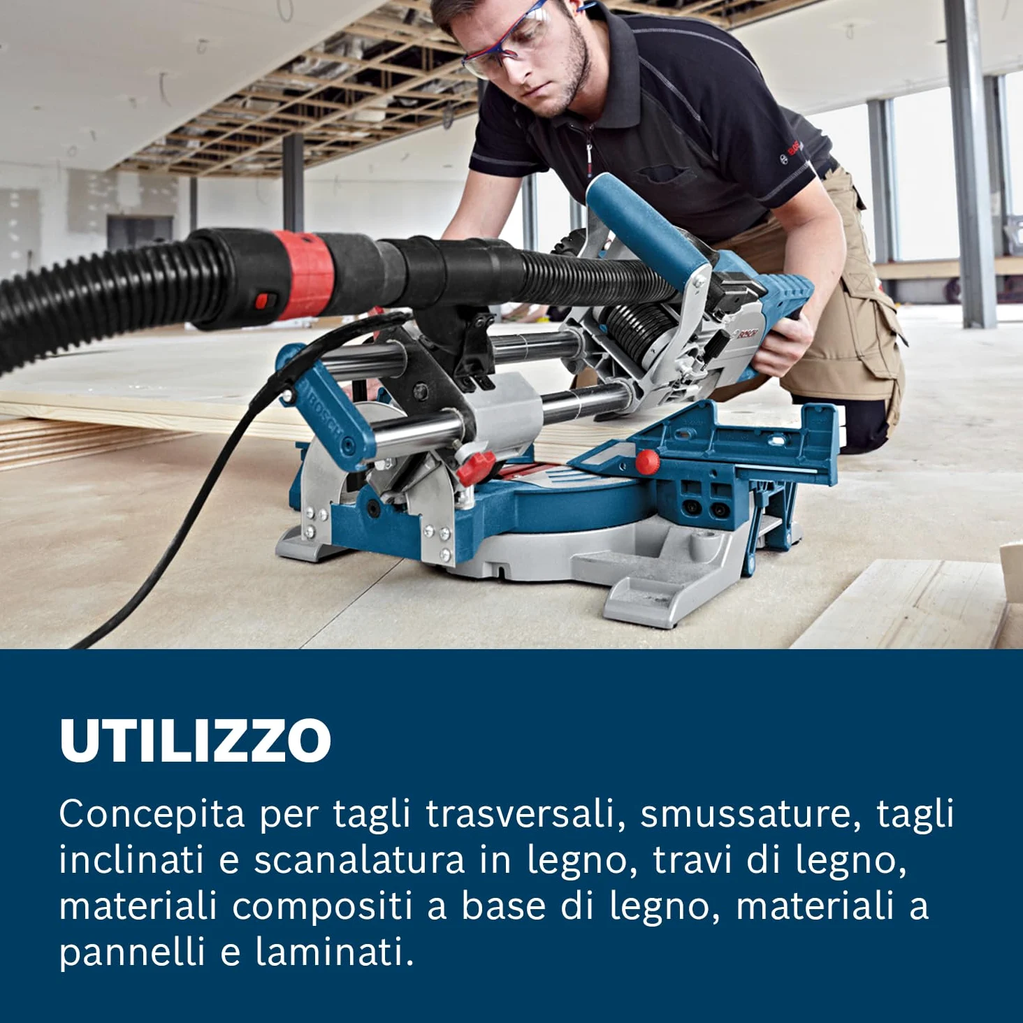 Bosch Professional Troncatrice radiale GCM 8 SJL (potenza 1600 Watt, Ø lama: 216 mm)