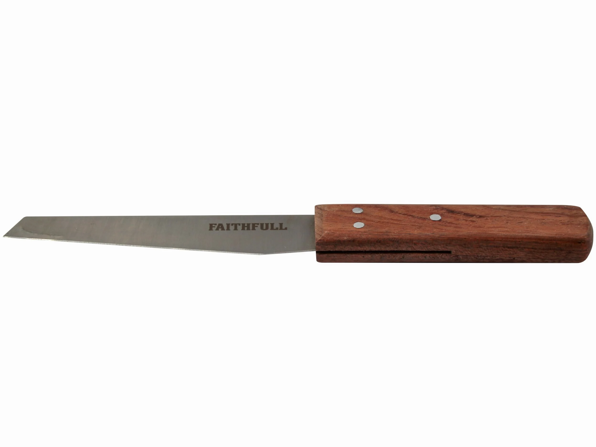 Faithfull KSHOER Coltello per scarpe, 115 mm, con manici in palissandro