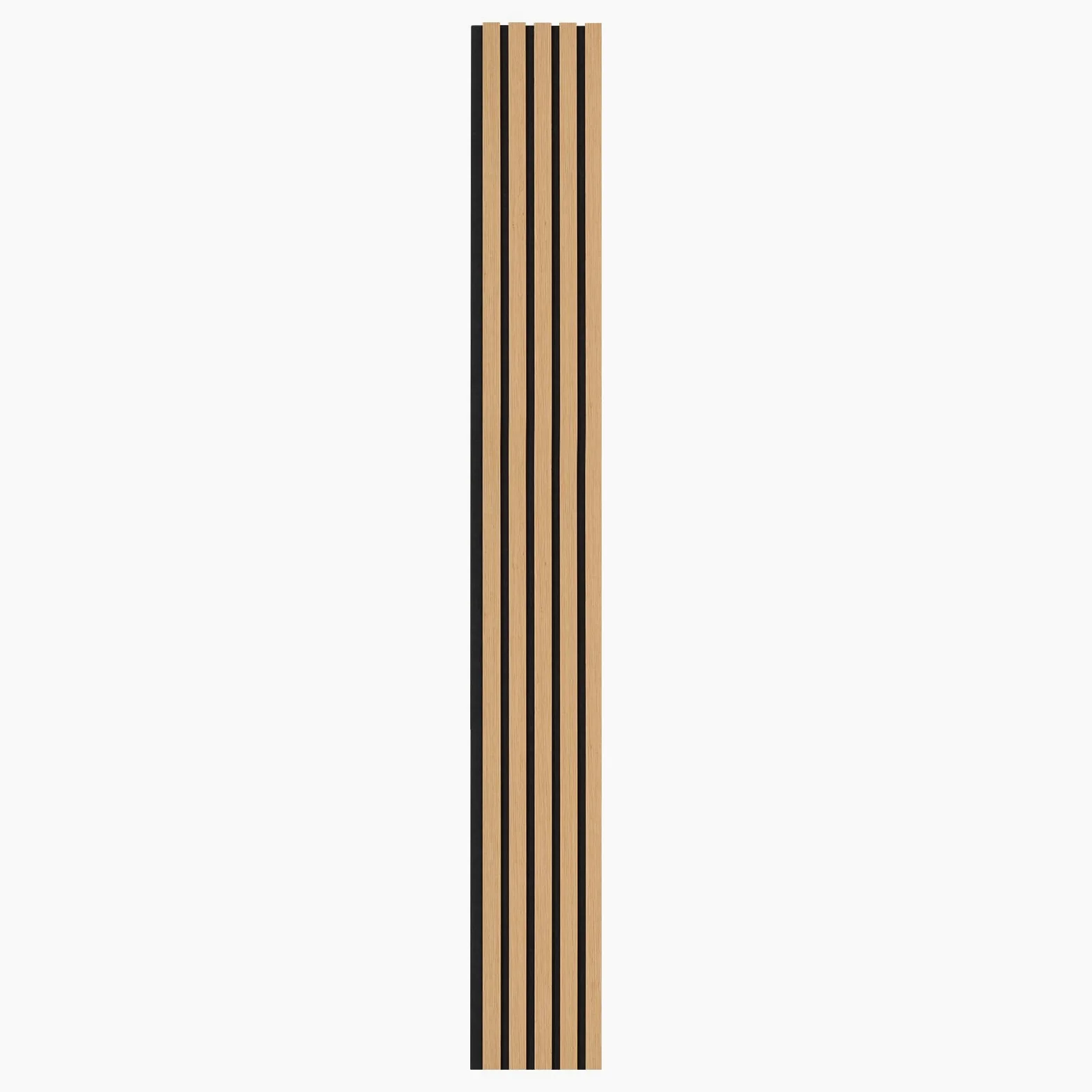 VEVOR Pannelli Acustici a Doghe in Legno 2400 x 200 mm Pannelli da Parete in Legno MDF con Accenti per Decorazione Pareti Interne, Pannelli da Parete in Finto Legno, Riduzione di Rumore, Rovere Chiaro