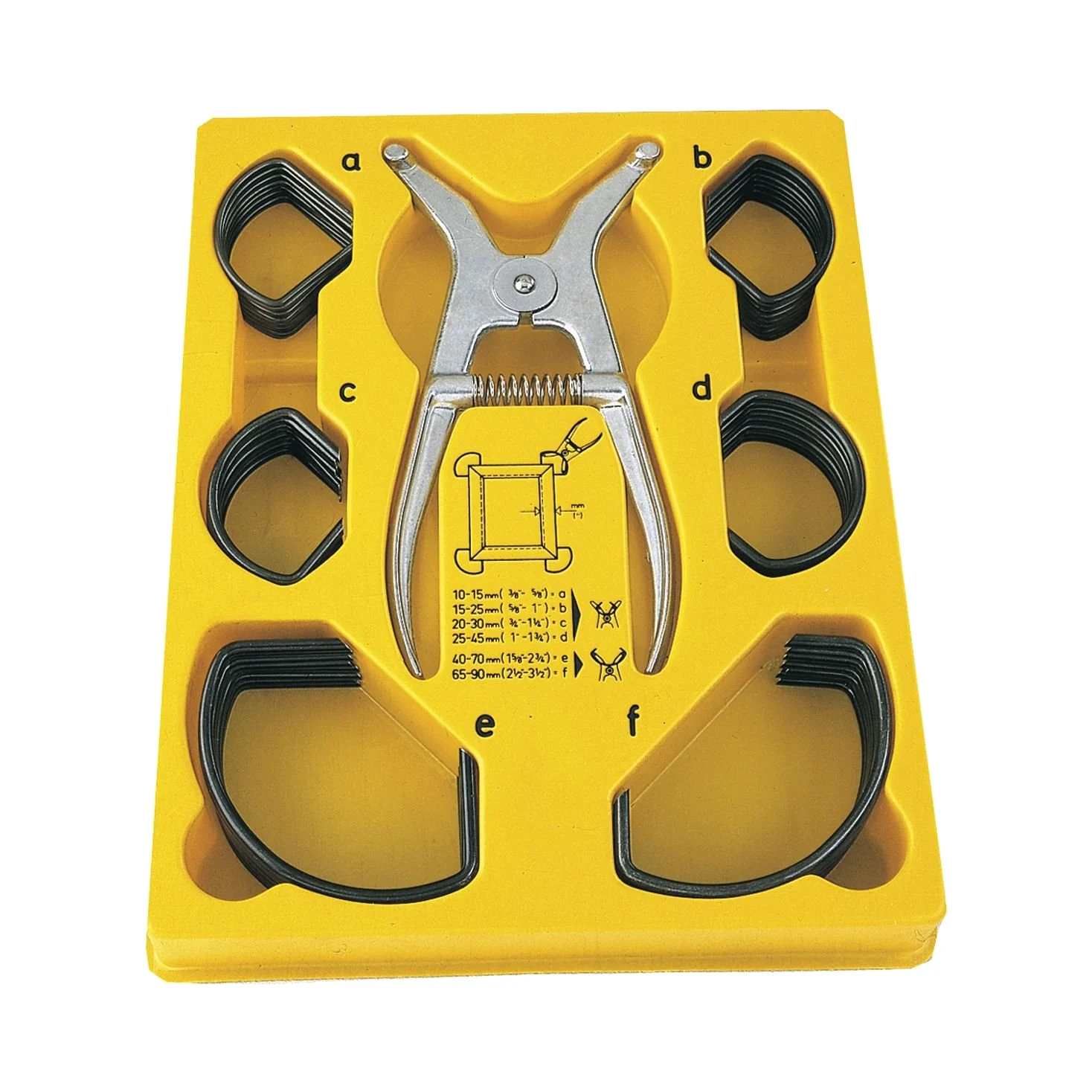 Hild – Set completo per graffette, con angoli, 1 pezzo, 173