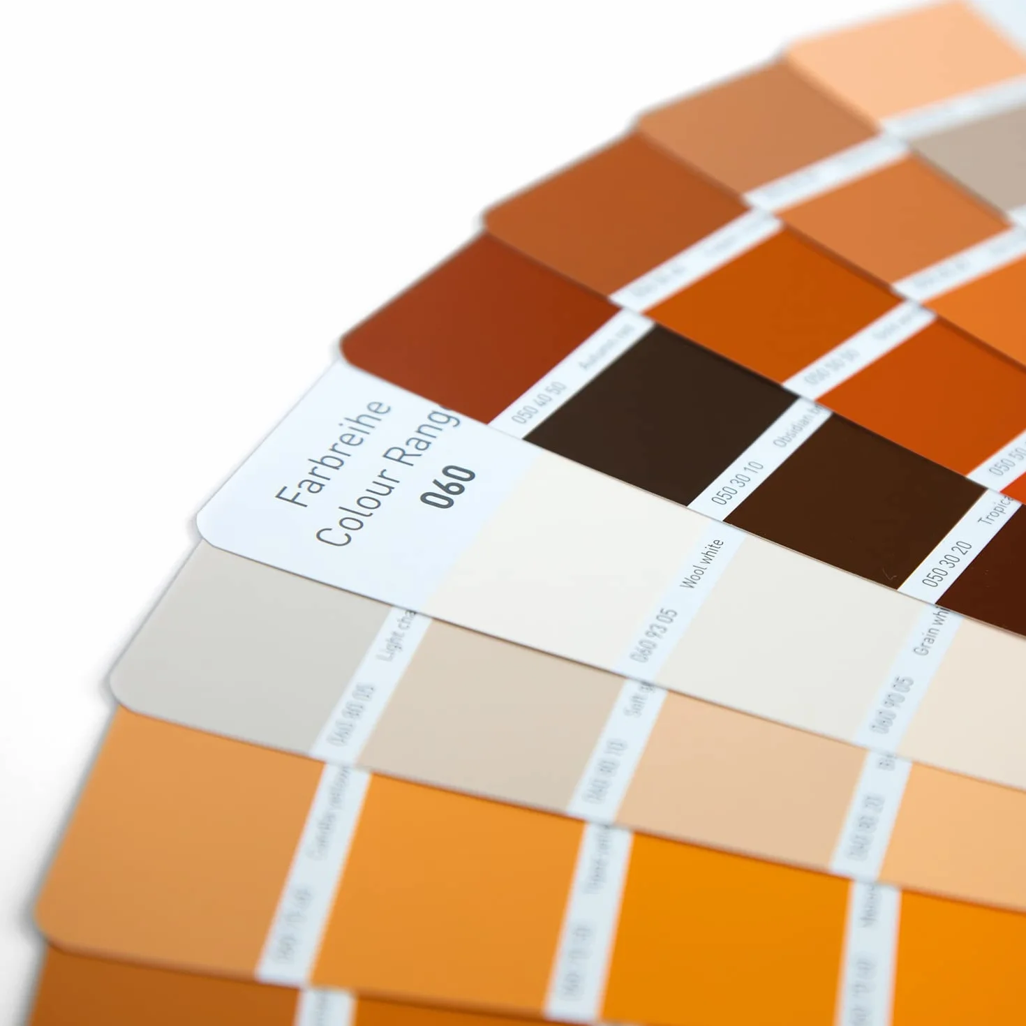 RAL D2 mazzetta colori, 1.825 colori, semi-opachi, 5 lingue