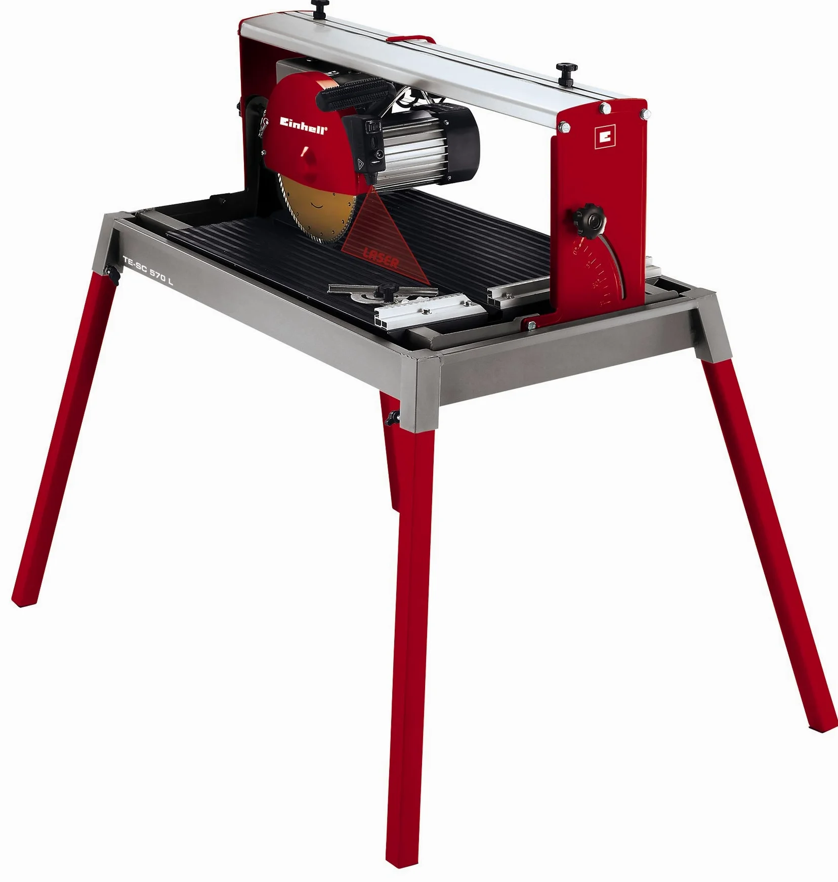 Einhell TE-SC 570 L Tagliapietre (220-240 V, 50 Hz, 1500 W, giri al min. 3000, taglio max 60x570 mm, incl. disco diamantato Ø 250)