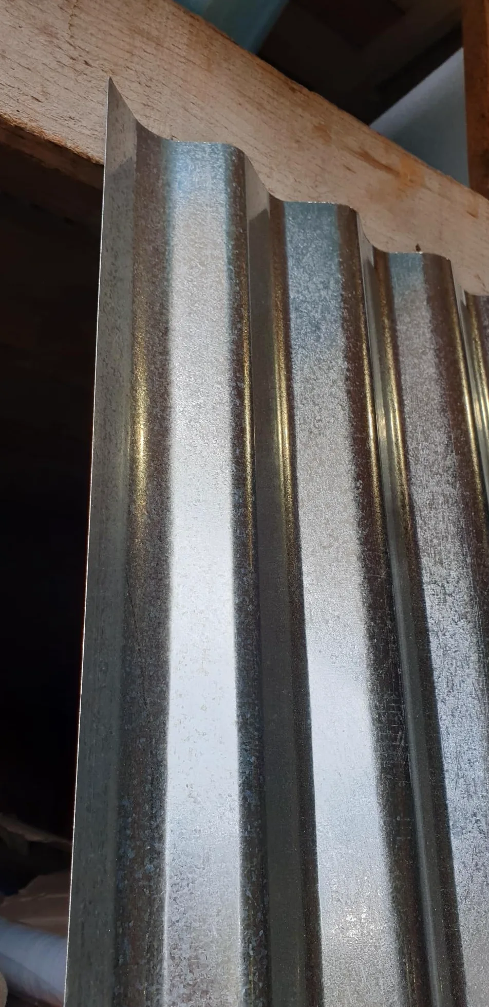 10PZ Lamiera Zincata Ondulata, 200x90 cm, Spessore 0,25 mm, per Copertura Tetti e Pareti