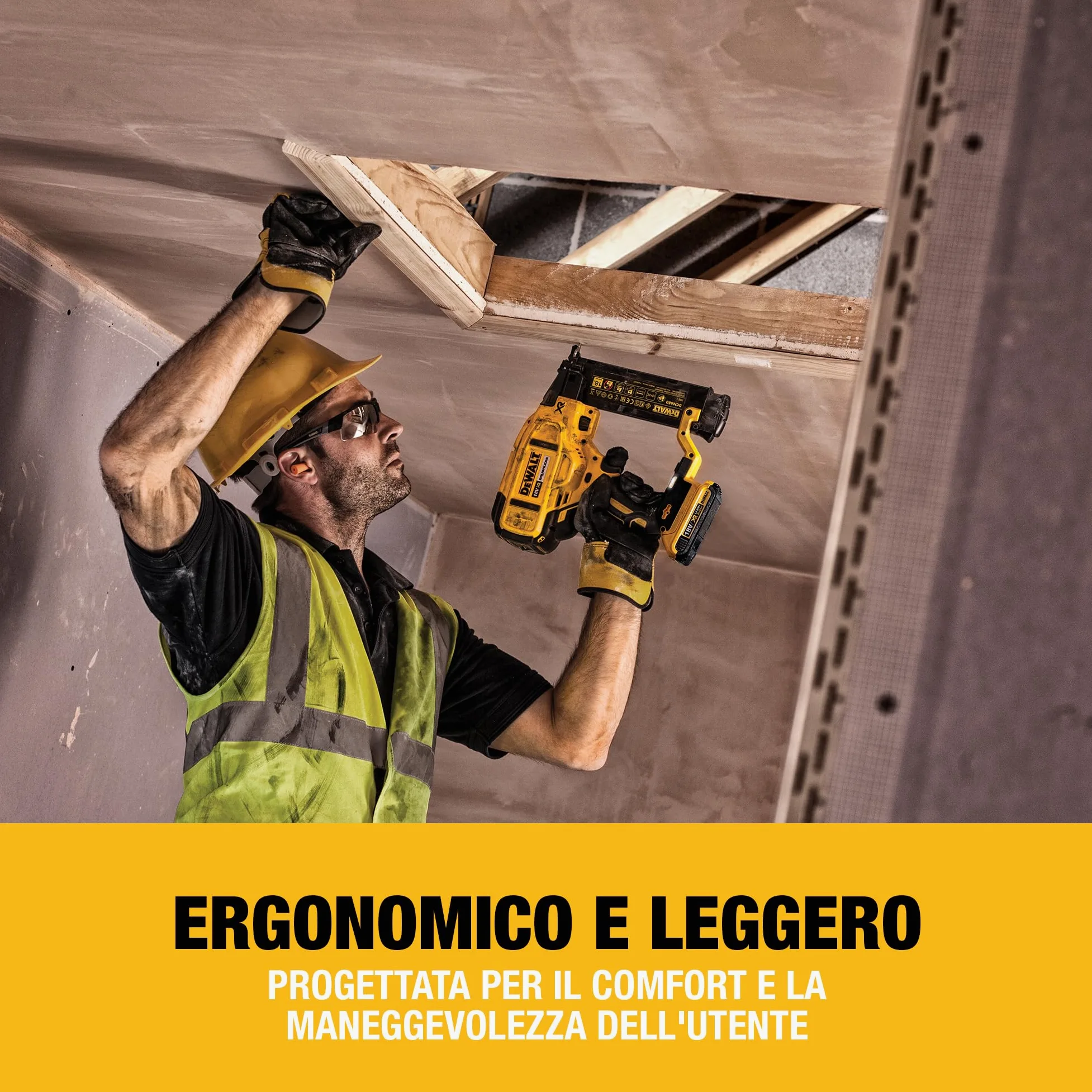 DEWALT 18V XR Chiodatrice Fissa Brushless 18 Calibro 18, Solo Utensile, DCN680N-XJ