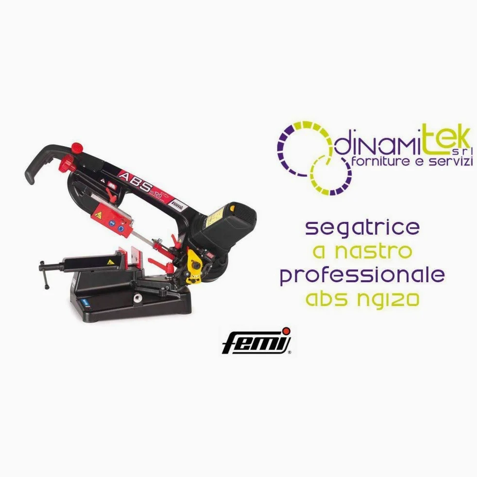 FEMI Segatrice A Nastro Per Metallo 1300W Elettronica Femi Abs Ng120