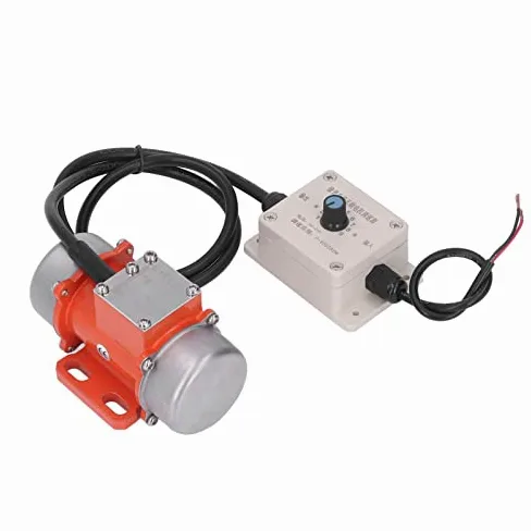 Motore Vibrante Elettrico, Eccitante 30W 4000 giri/min. Vibrazione Regolabile Senza Spazzole CC in Cemento con Regolatore di velocità