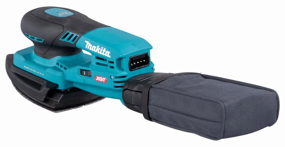 Makita BO006CGZ - Levigatrice a delta a batteria 40 V max. / 100 x 150 mm (senza caricatore e batterie)