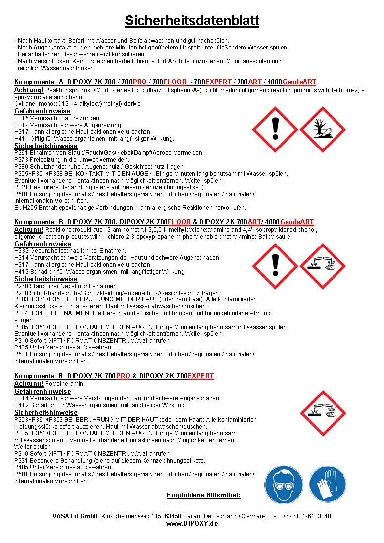 12 kg di resina epossidica + indurente DIOPXY-2K-4000GeodeART 2K EP Professionale Vetro Trasparente Trasparente Inodore, Resina epossidica Wave ART UV Stick.