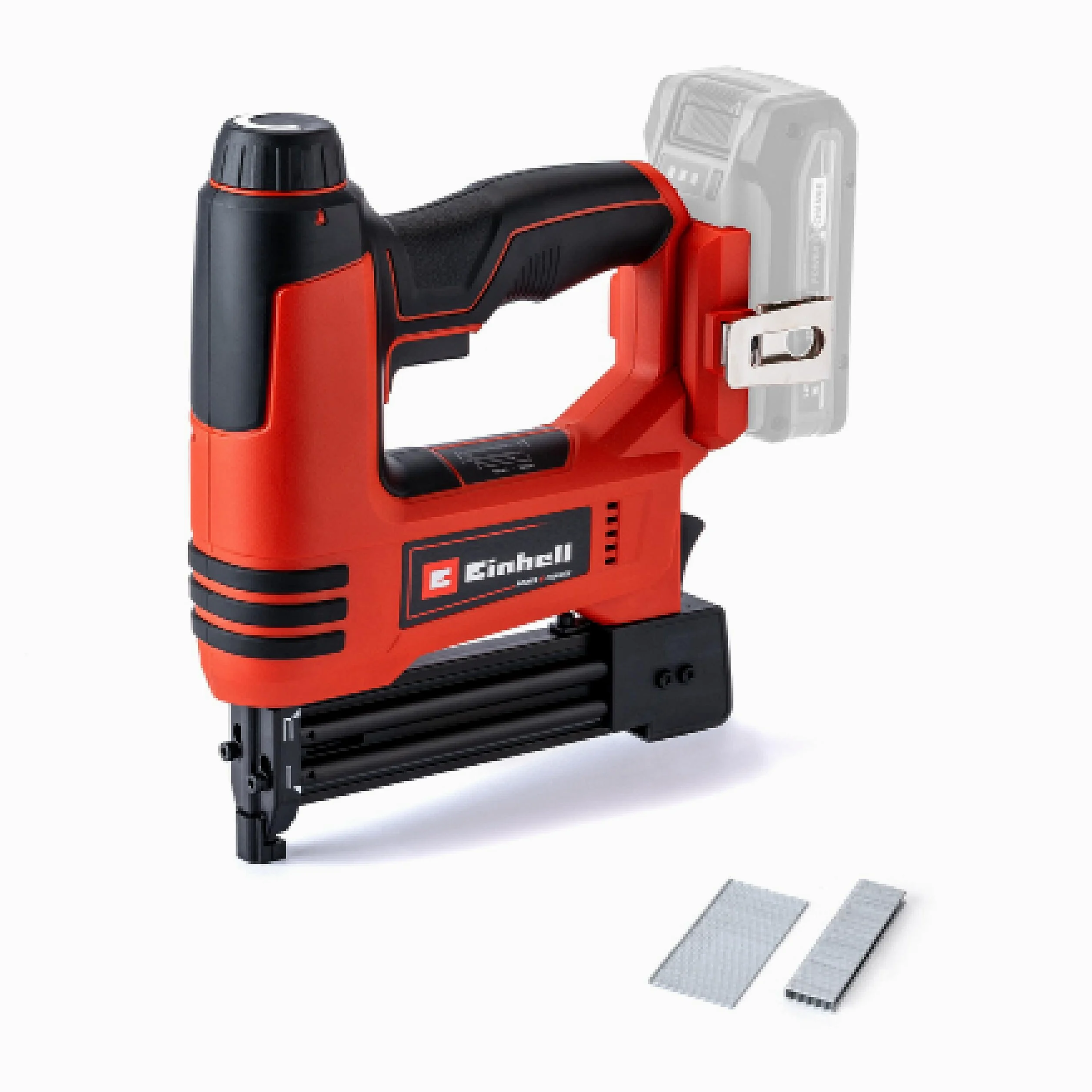 Einhell Graffettatrice TE-CN 18 Li - Solo Power X-Change (ioni di litio, 18 V, sparachiodi e graffettatrice, max 20 colpi al min, incl. 300 chiodi e 300 graf., no batteria, no caricabatteria)