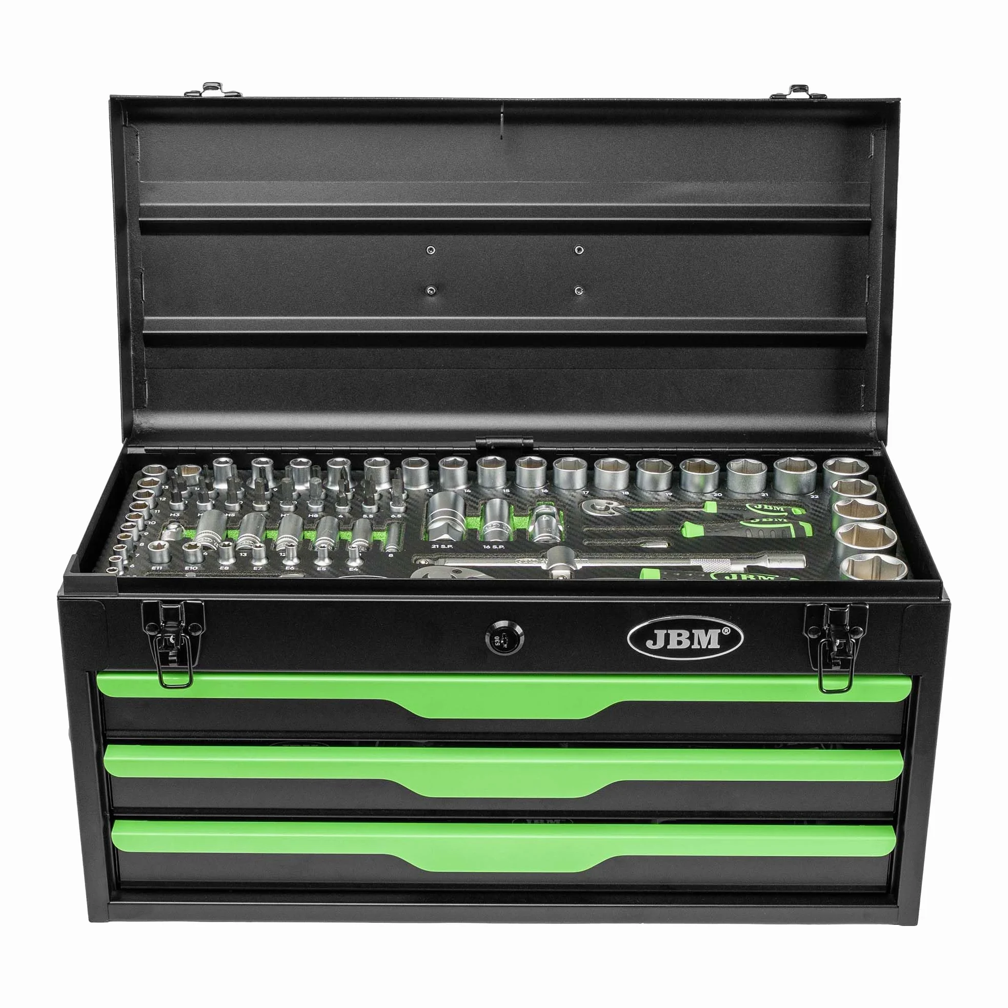 JBM 54261 REFIAL CASSETTA IN METALLO CON UTENSILI 143 PEZZI SATINATI