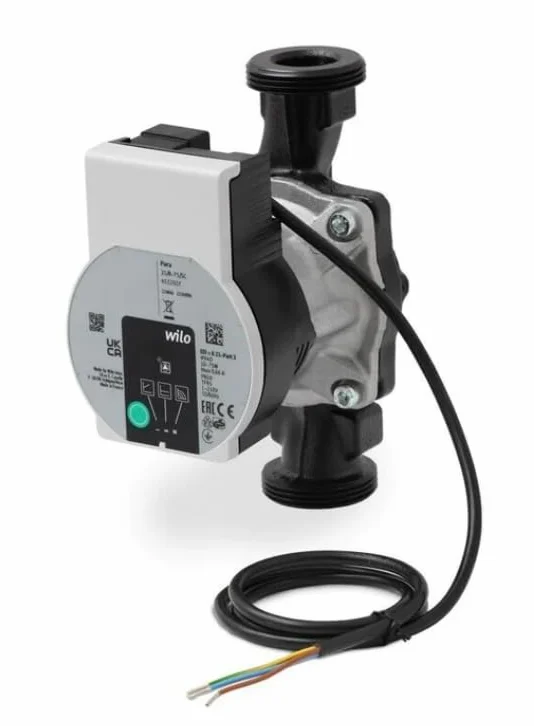 ENVIRON - Wilo Para 25-180/6-43/SC 180 mm, pompa di circolazione ad alta efficienza, riscaldamento a pavimento, connettore DN25