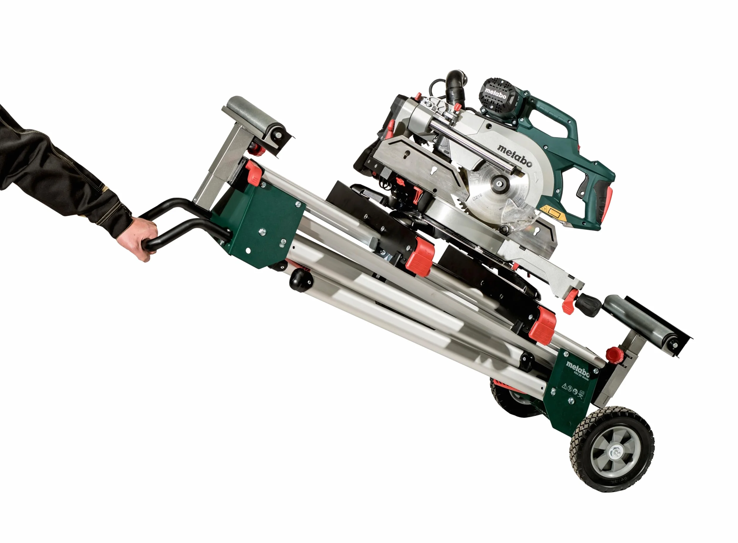 Metabo supporto per troncatrici KSU 251 – 629005000 – Struttura leggera e robusta con funzione trolley per un uso mobile