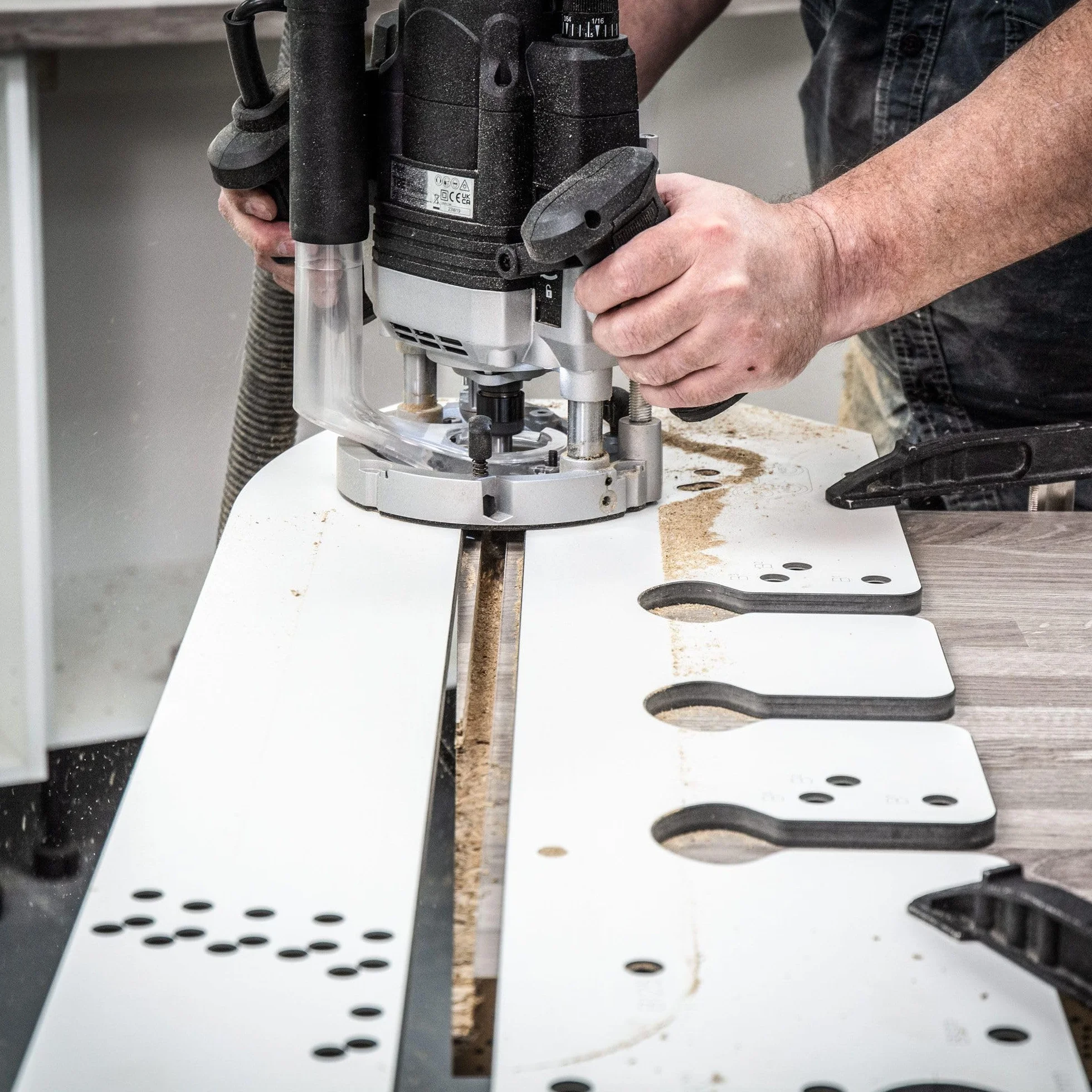 Trend Professional Plantilla Multi-Materiale per Giunzioni a Mitra Mason, Fino a 700mm di Larghezza, Allineamento Bordo Anteriore, KWJ700/PRO