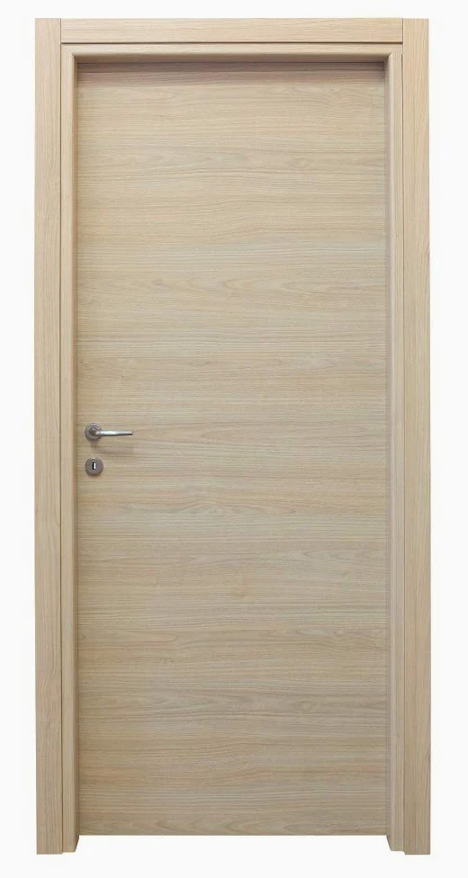 Salone Negozio Online Porta A BATTENTI da Interno MOD.MICROTEC Rovere Chiaro CM.210x70 Reversibile