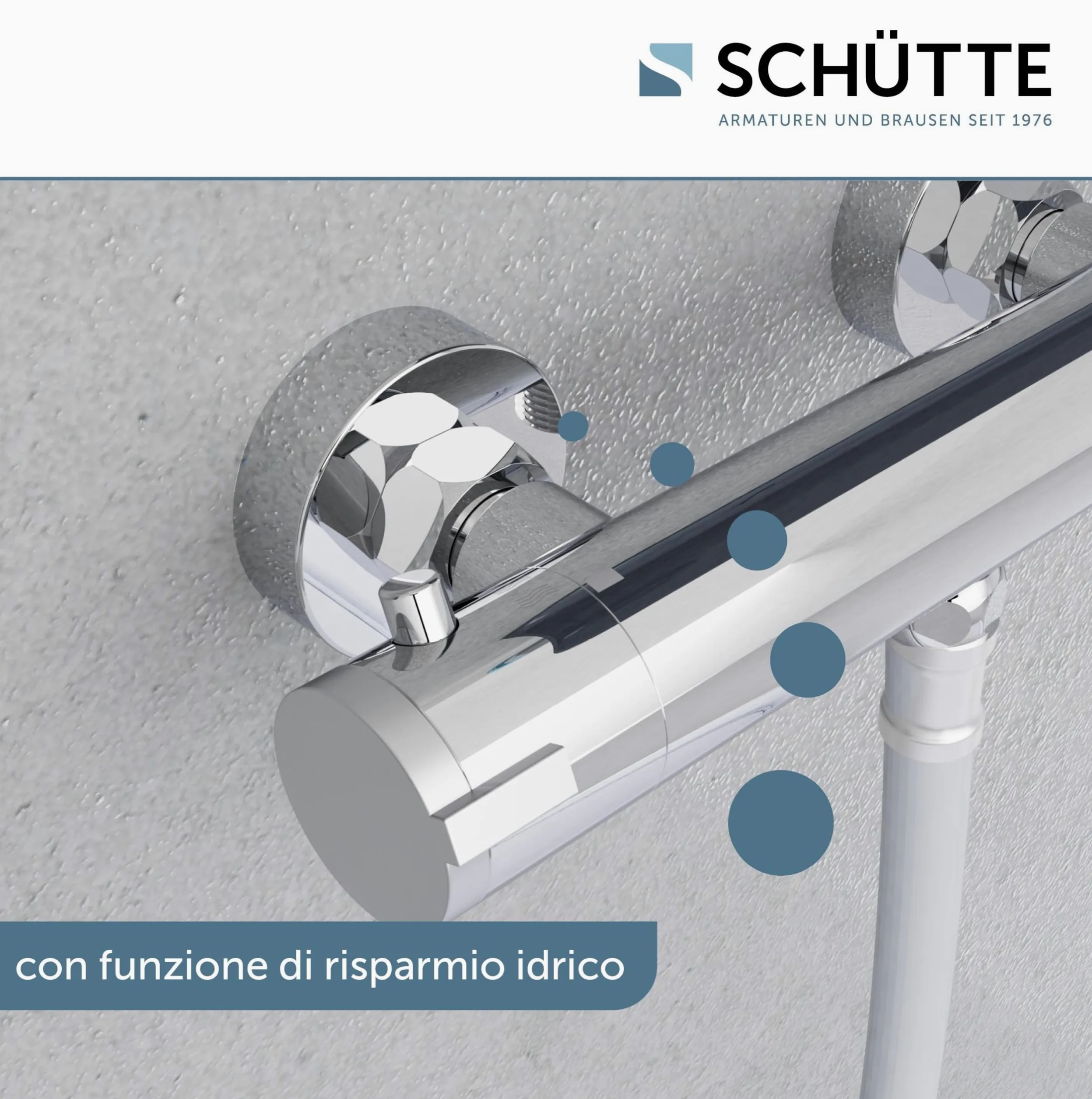 SCHÜTTE Robinet mitigeur thermostatique douche London