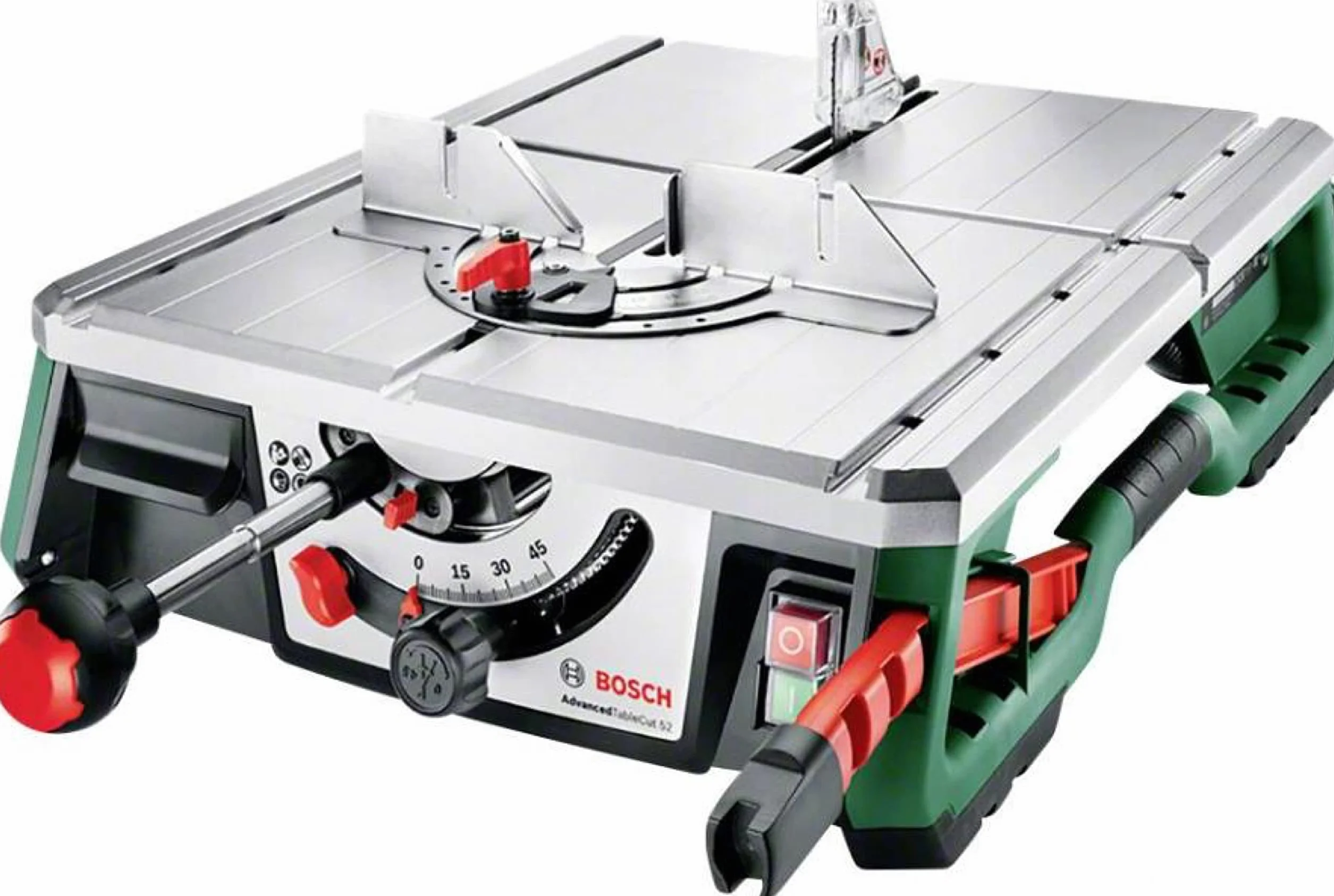 Bosch Banco sega radiale AdvancedTableCut 52 (550 Watt, NanoBlade Wood Basic 65, 8,5 kg, in confezione di cartone)