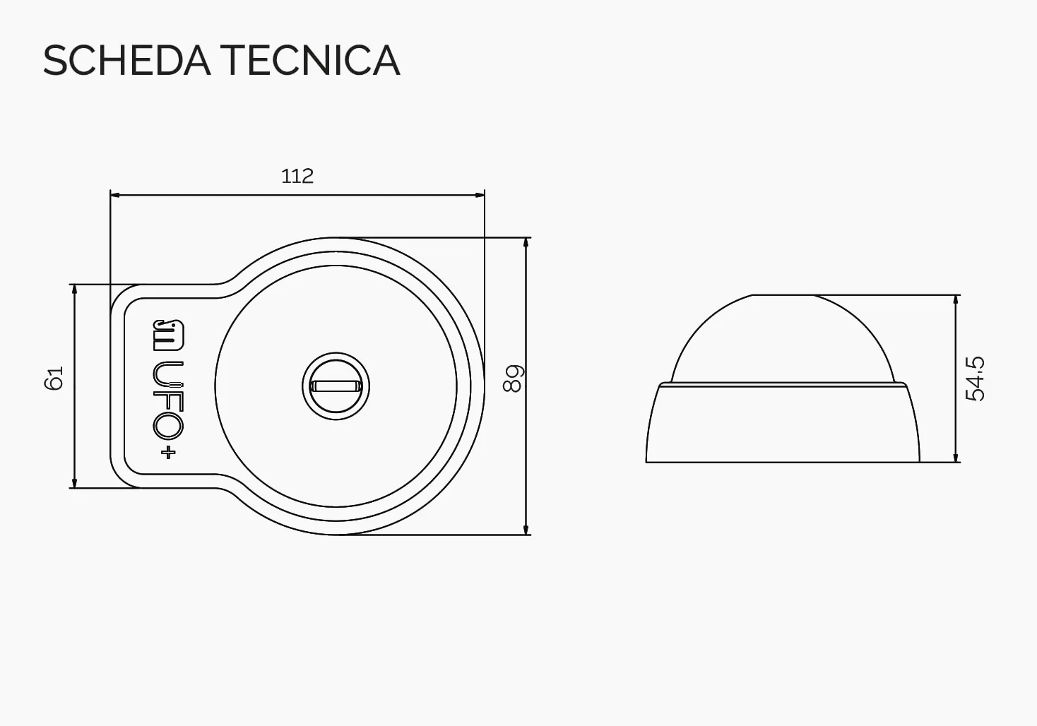 UFO+ Meroni Set 2 pezzi, Serratura per Vano Carico Furgoni, Chiusura Automatica