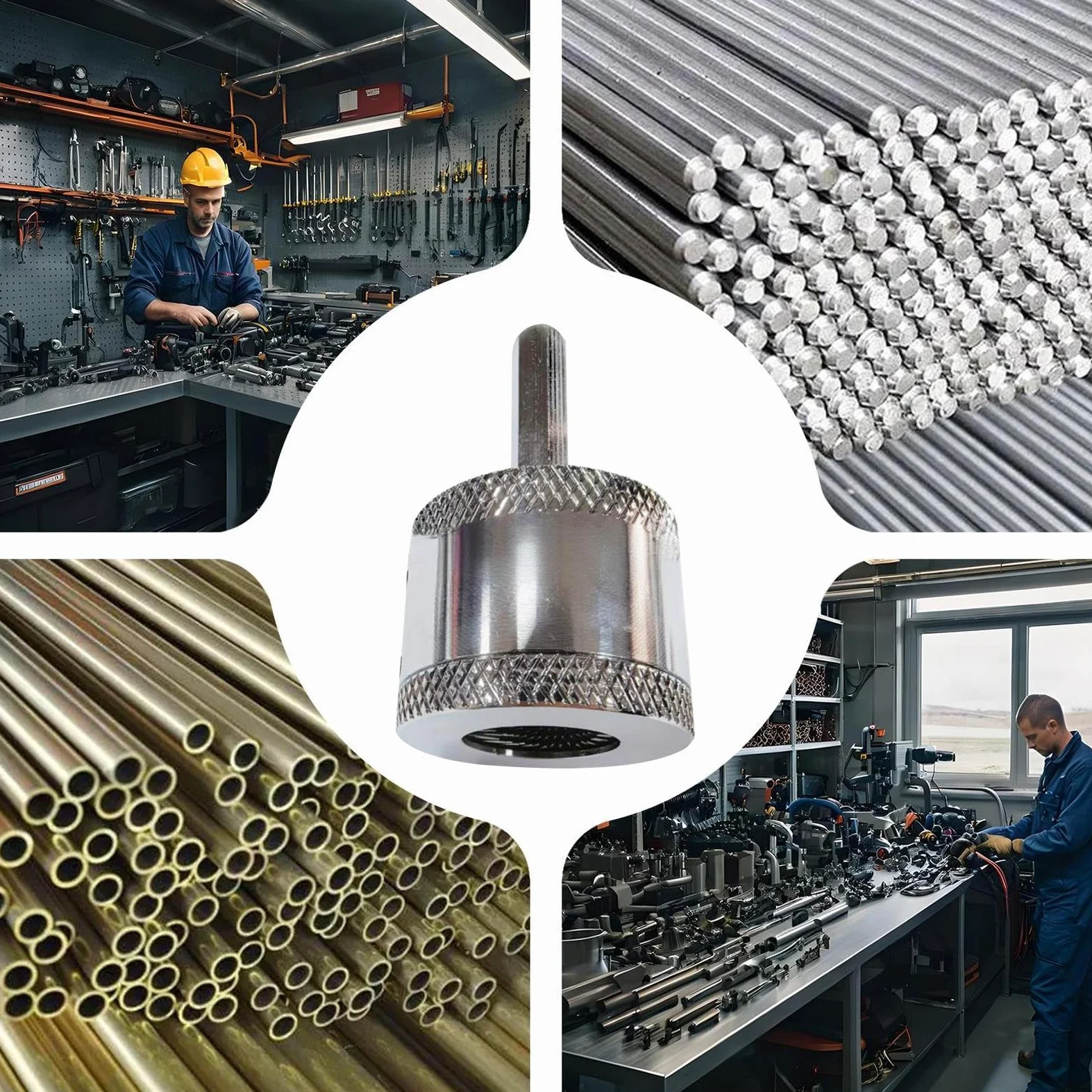 Spazzola Per Tubi In Rame | Attrezzo Per Pulizia Tubi Metallici,Attrezzo In Filo Acciaio Inox Con Per Idraulica Saldatura E Usi Industriali