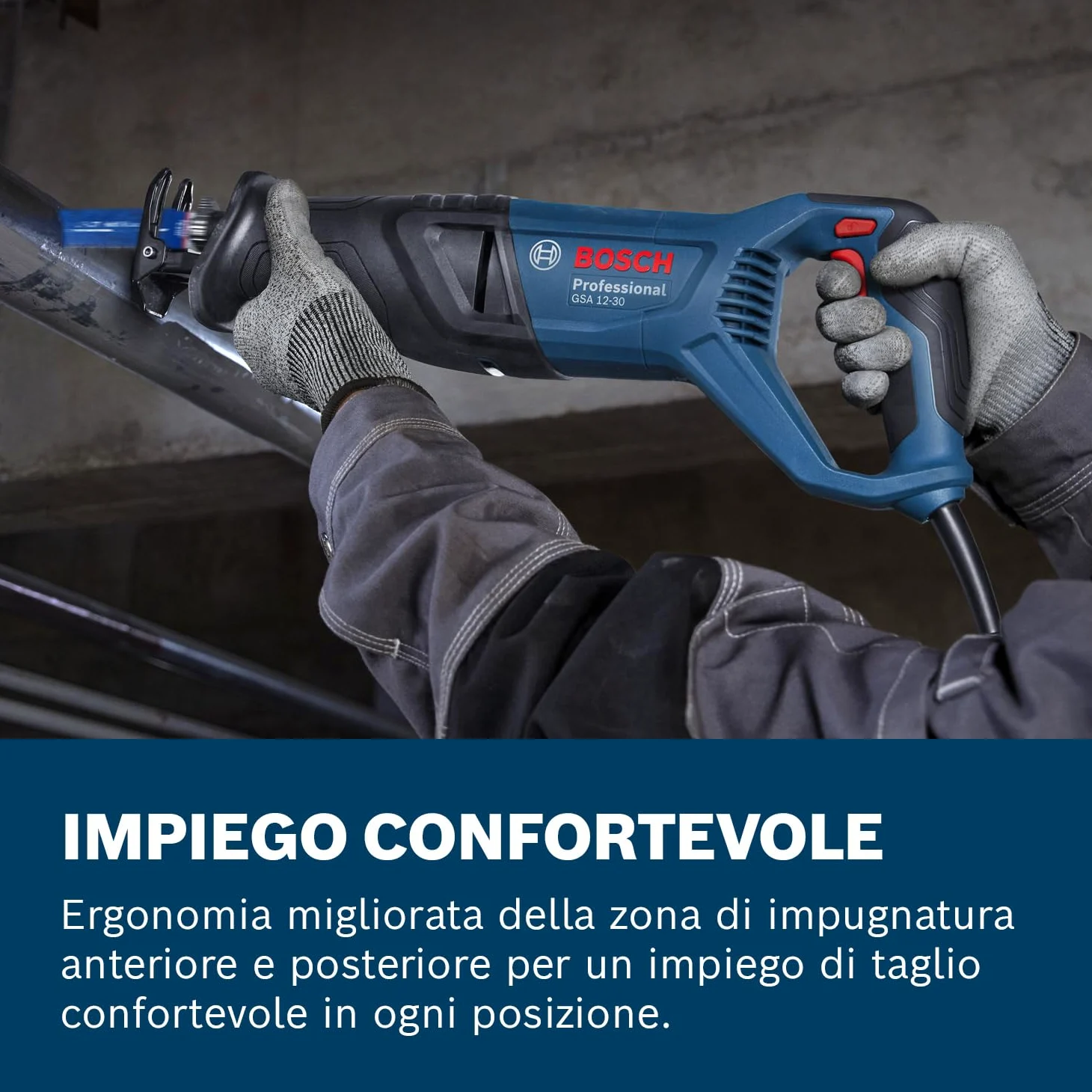 Bosch Professional Sega universale GSA 12-30 (incl. valigetta)