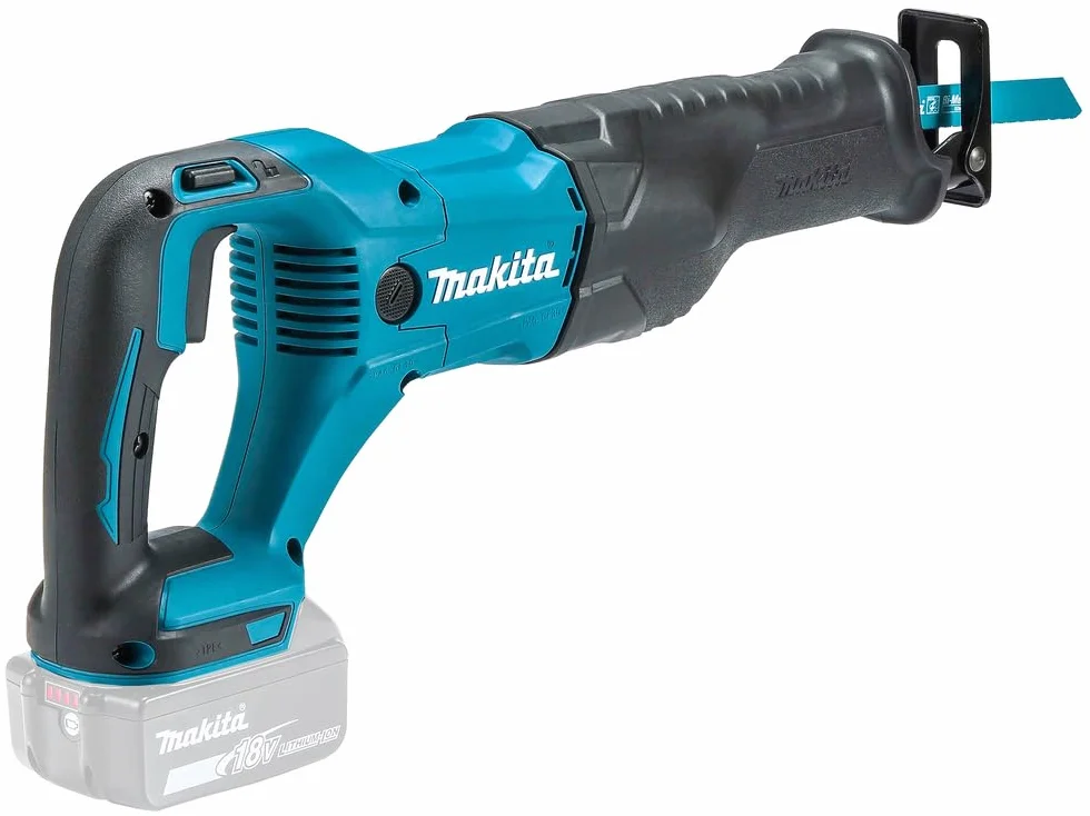 Makita Sega recipro a batteria, djr186rt, blu, DJR186ZK 0 wattsW, 18 voltsV, Turchese/ nero