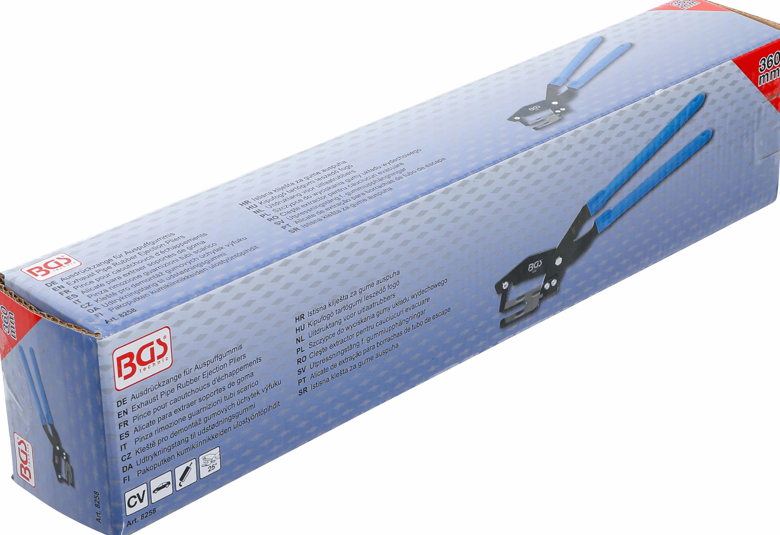 BGS 8258 | Pinza rimozione guarnizioni tubi scarico | 360 mm