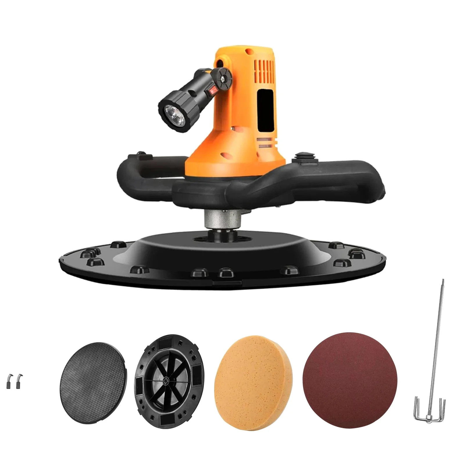 Macchina per lisciare la parete della cazzuola del cemento del cemento, Betoniera Portatile 1700W 80-200 RPM Levigatrice da Parete a Secco in Sostituzione della Tradizionale levigatura