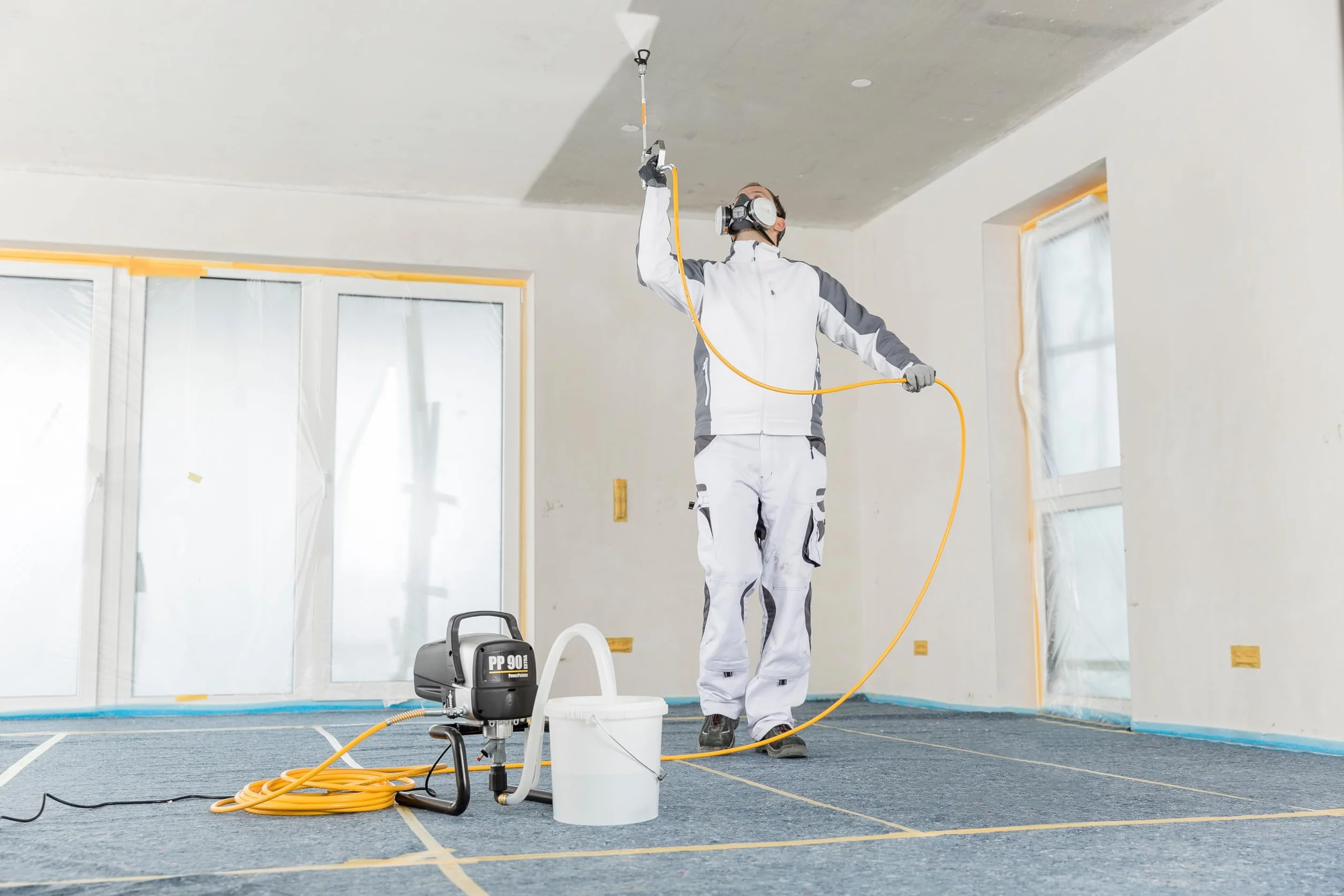 WAGNER Airless Spruzzatore di Vernice Power Painter 90 Extra Skid HEA su rastrelliera Multicolore