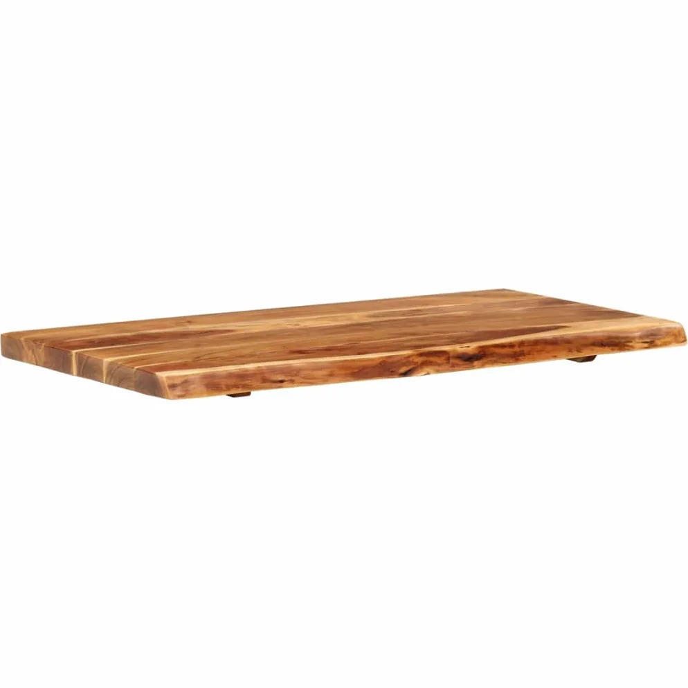 Piano mobile lavabo da bagno Acacia 100x52x3,8 cm