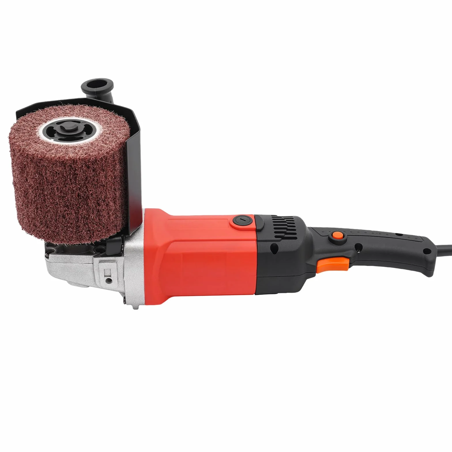 Macchina per levigatura 2200W con 2 rulli, levigatrice a spazzola regolabile a 6 velocità per lucidatura, spazzolatura, levigatura