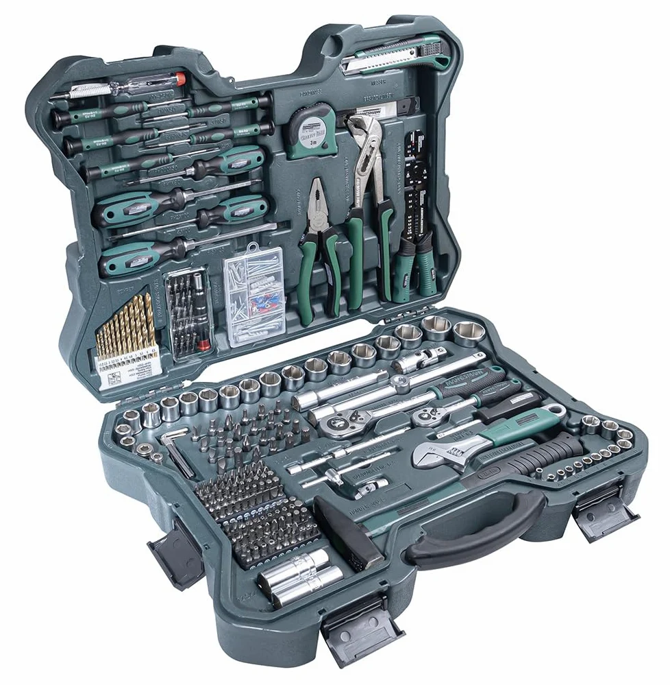 Mannesmann - M29088 – Set chiavi a tubo e attrezzi, 303 pz.