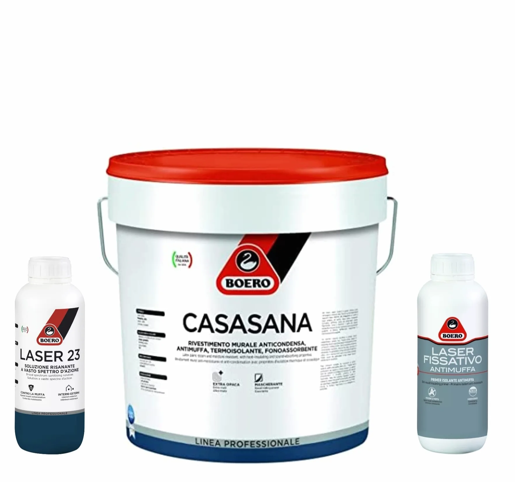 BOERO KIT CASASANA 14LT - LASER 23 1LT - LASER FISSATIVO 1LT