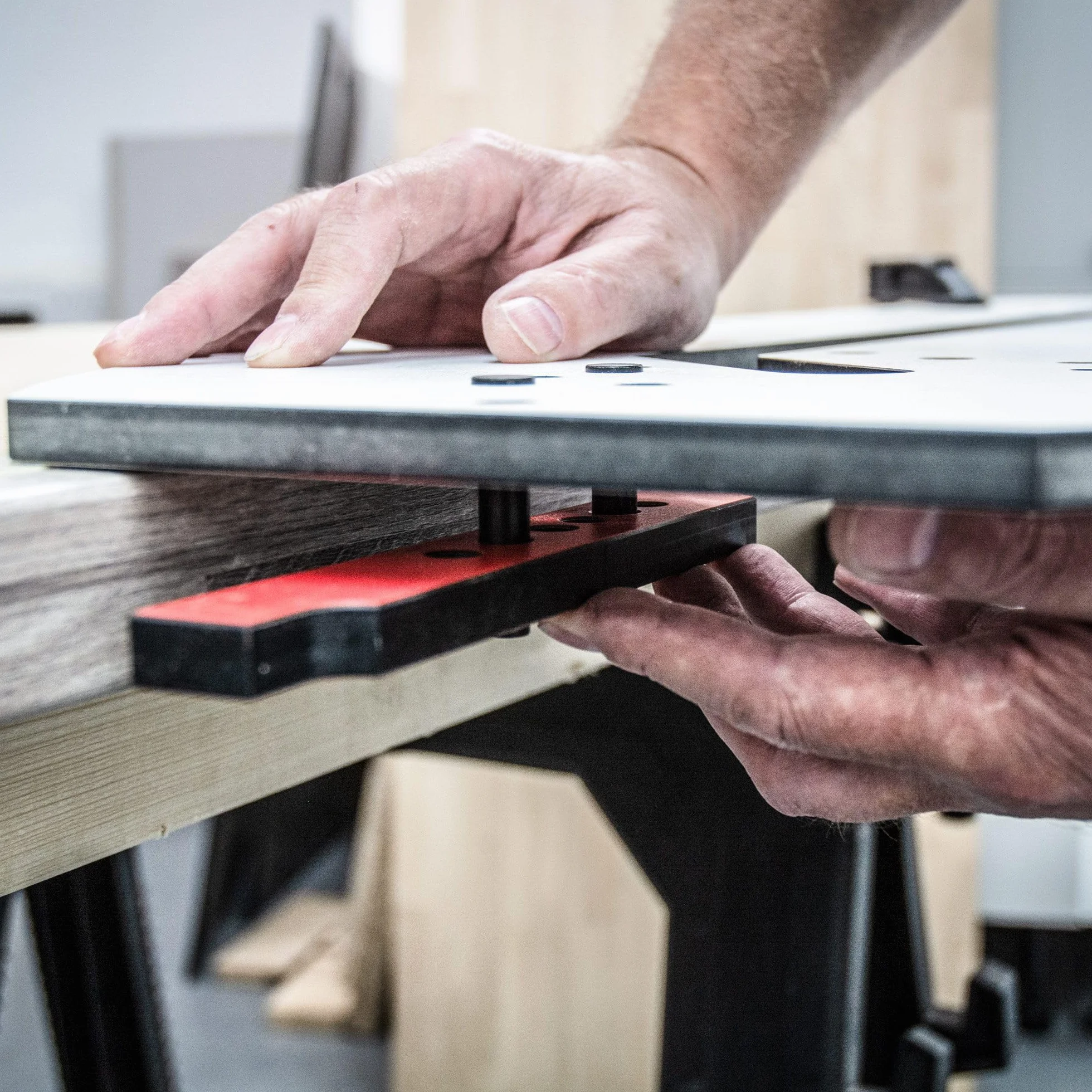 Trend Professional Plantilla Multi-Materiale per Giunzioni a Mitra Mason, Fino a 700mm di Larghezza, Allineamento Bordo Anteriore, KWJ700/PRO