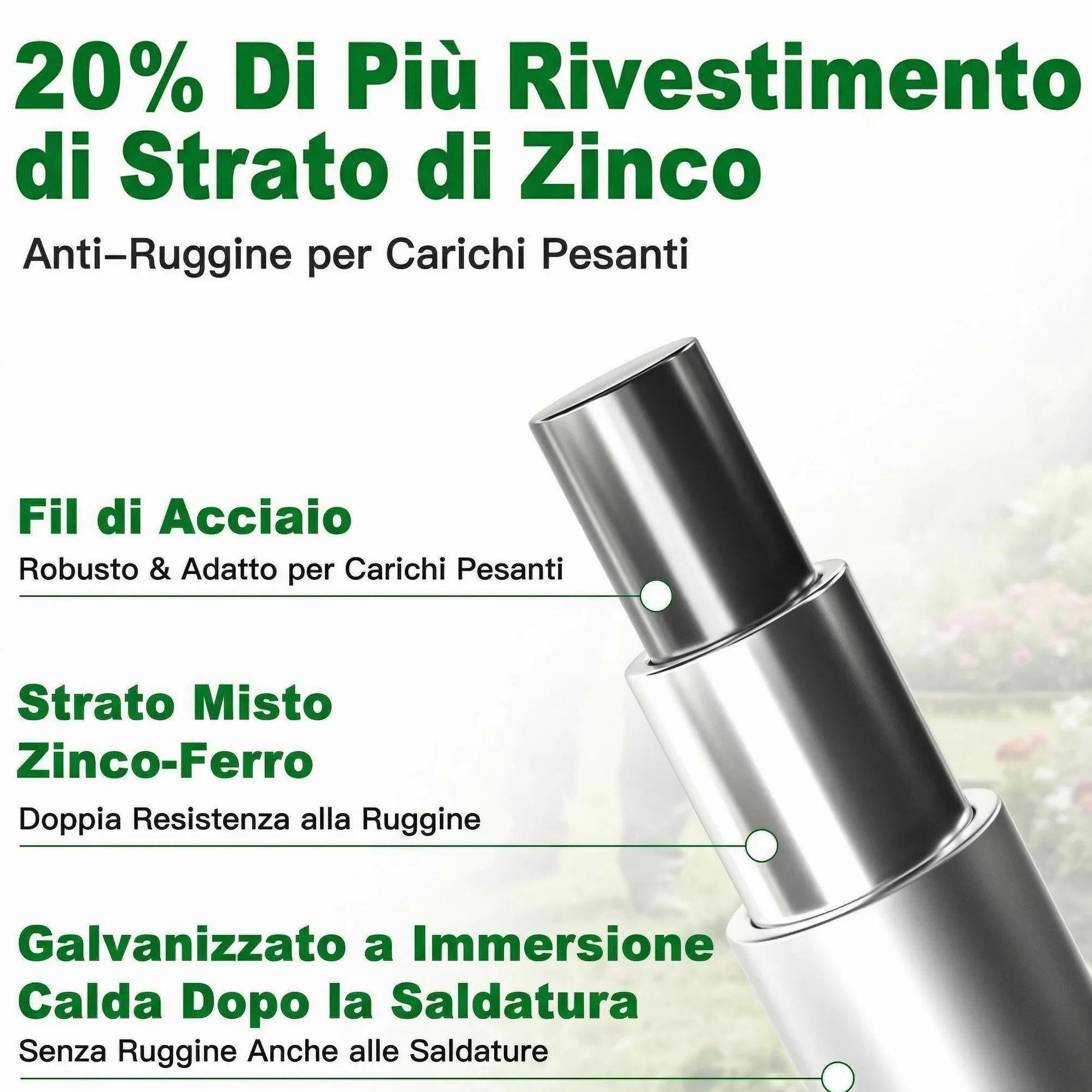 Amagabeli1M X 25M Zincato Maglia Quadrata Rete Giardino Saldatura 12,7mm a Calda Rete a Maglia Spessore 0,7mm Metallo Rete metallica Pollaio Rete metallica Saldata Gallina Chiusure VoliereDA130