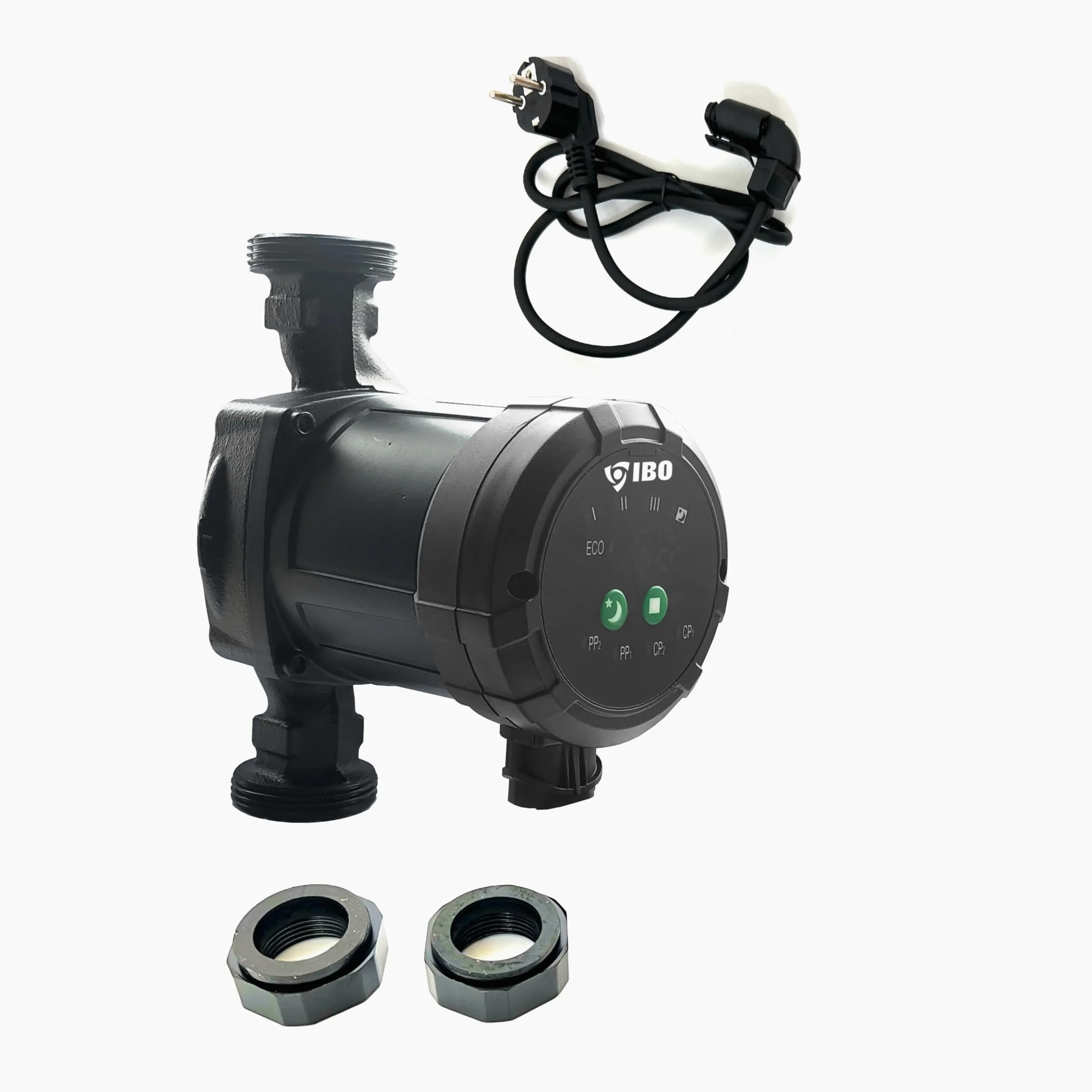 IBO Pompa di circolazione BETA2 25-60/180 elettronica ad alta efficienza | 002028 | Riscaldamento ad acqua calda | Pompa a corrente umida | Classe A