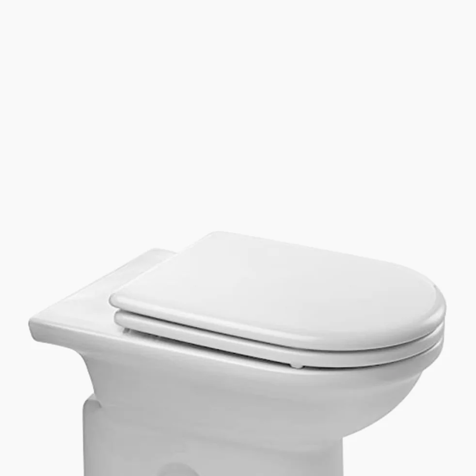 Inbagno Copriwc Sedile coprivaso Esedra Ideal Standard, Legno con Cerniere in Acciaio, Compatibile dedicato