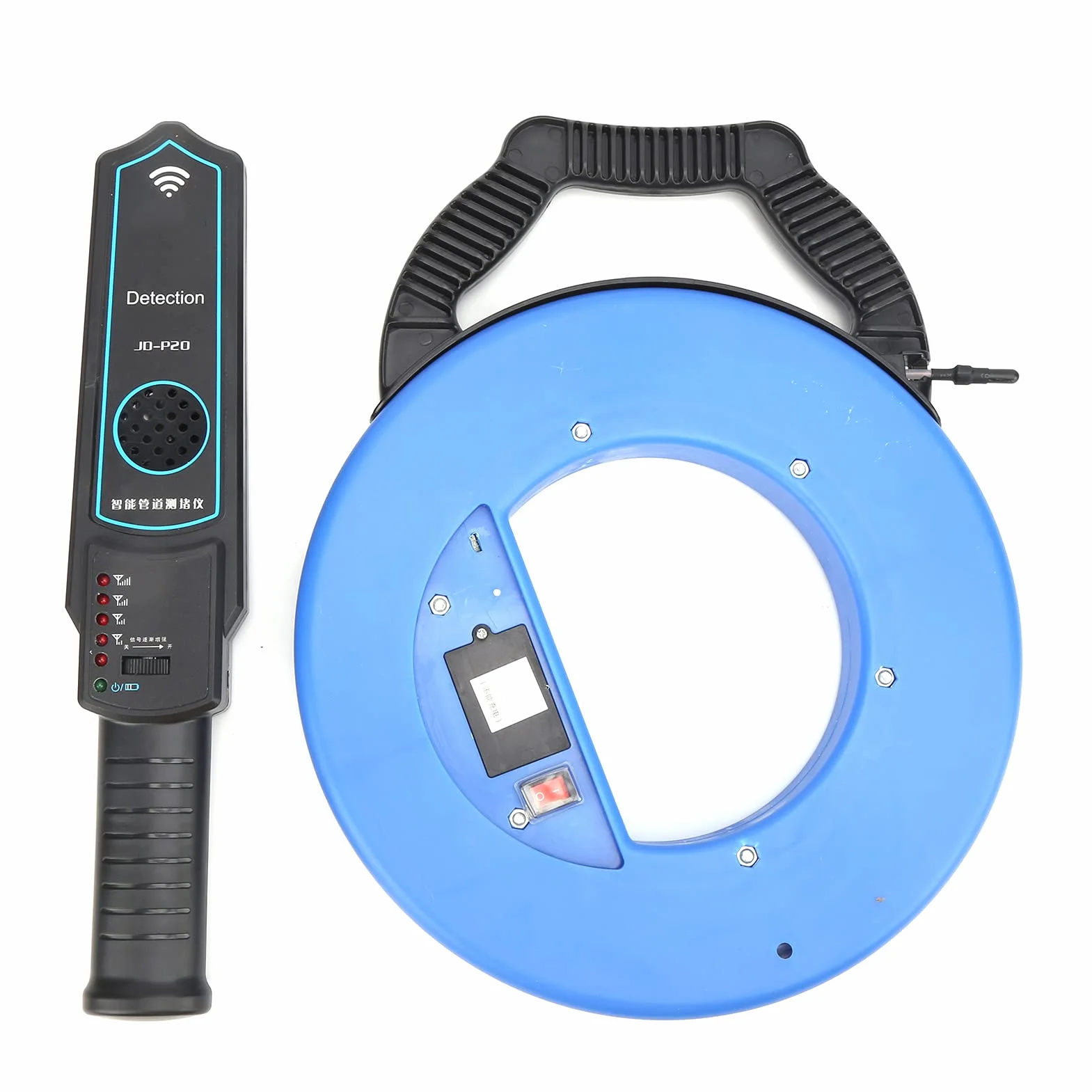 Rilevatore Perdite Acqua Localizzatore Tubi Sotterraneo Scanner Parete per Metallo PVC 30m Profondità