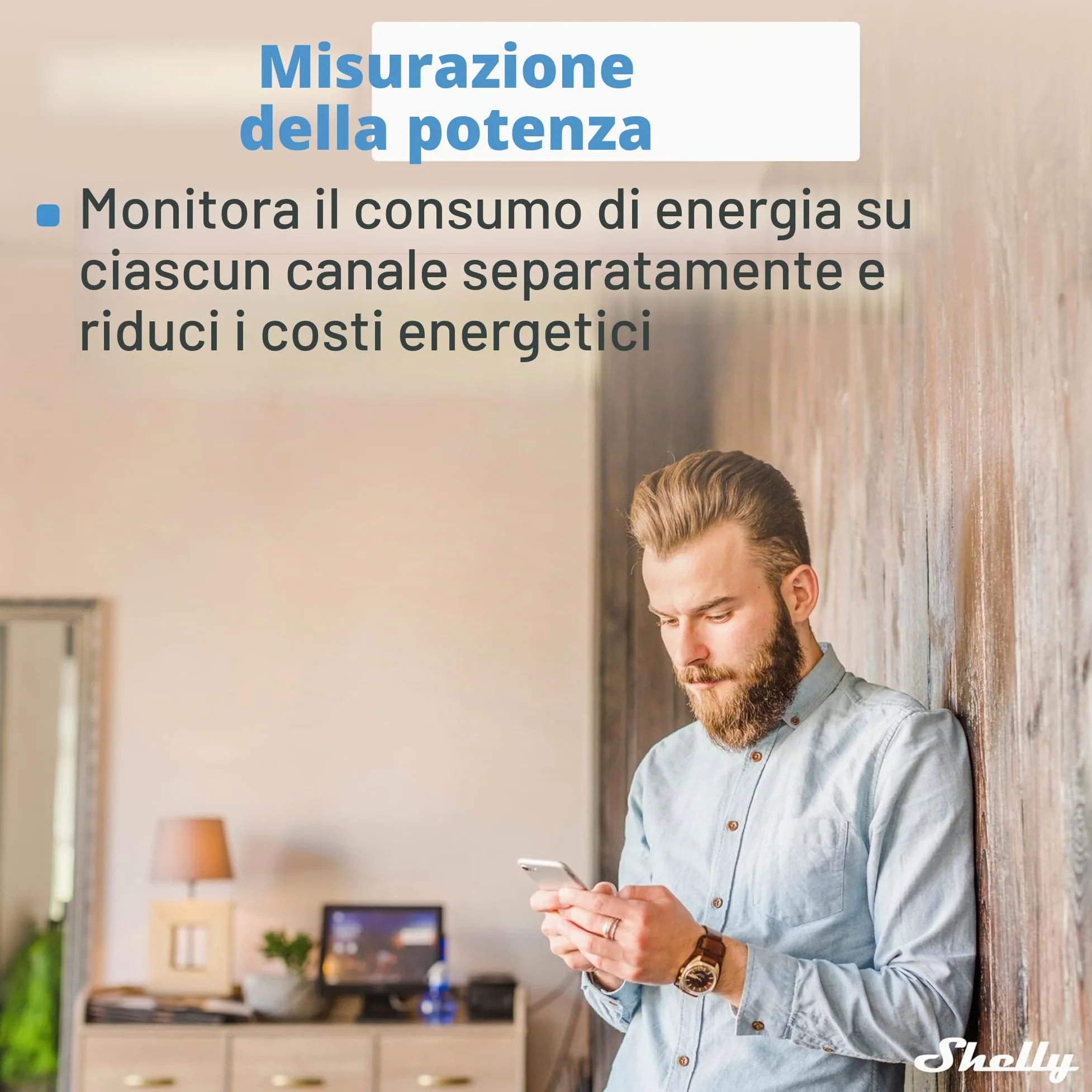 Shelly 2PM Gen3, Wi-Fi Interruttore Intelligente Relé, 2 Canali, 16А, Monitora il Consumo di Energia, Controllo Remoto e Automazione, Illuminazione, Nessun Hub Richiesto, Alexa, Google Home (4 pezzi)