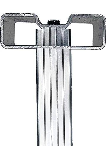 Svelt Scala Agricola Conica in Alluminio con Montanti Convergenti – 8 Pioli Antiscivolo – Per Raccolta Frutta e Potatura – Altezza 2,40 m
