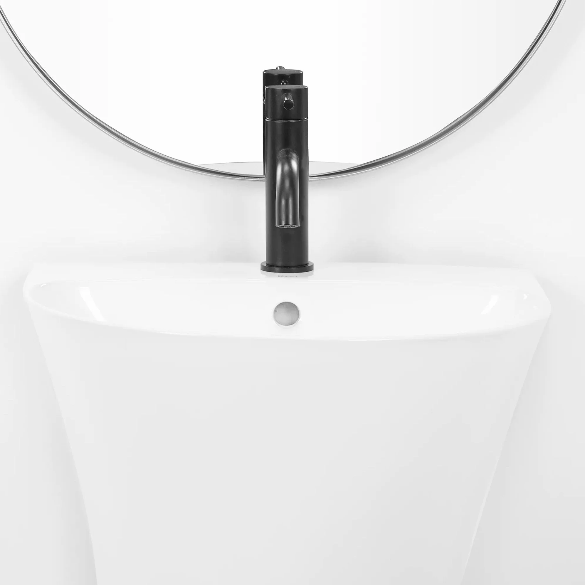 Rea - Lavabo Freestanding Rita Slim Lavabo Bagno Autoportante Freestanding 48 X 42 X 83,5 cm In Ceramica (Bianco)
