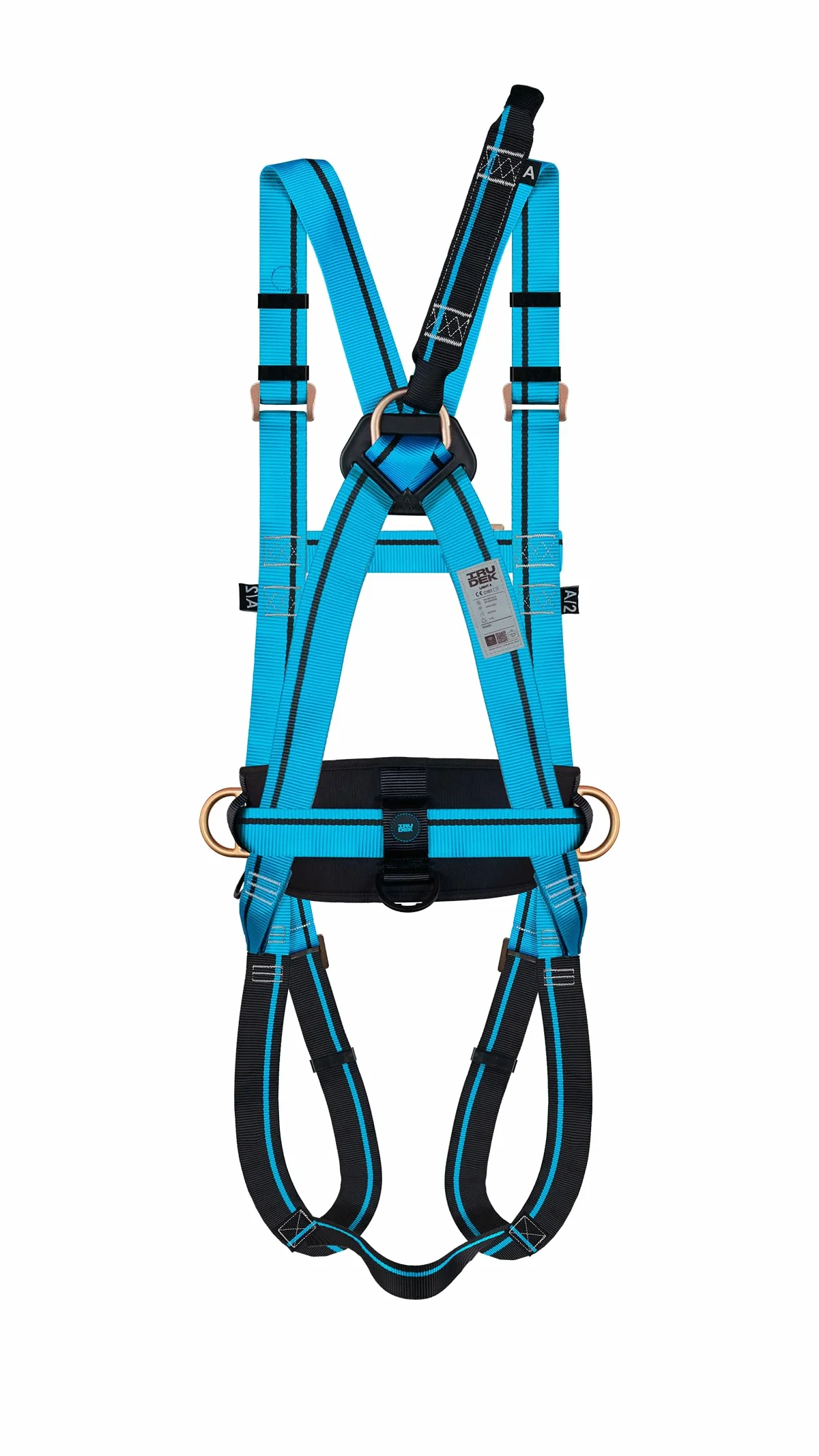 Irudek Teide Light L-XL – Sistema di Ritenzione per Lavori in Altezza con Imbracatura Light Plus 4, Cordino Nexion 150 cm, 2 Moschettoni Screw-Lock e Borsa