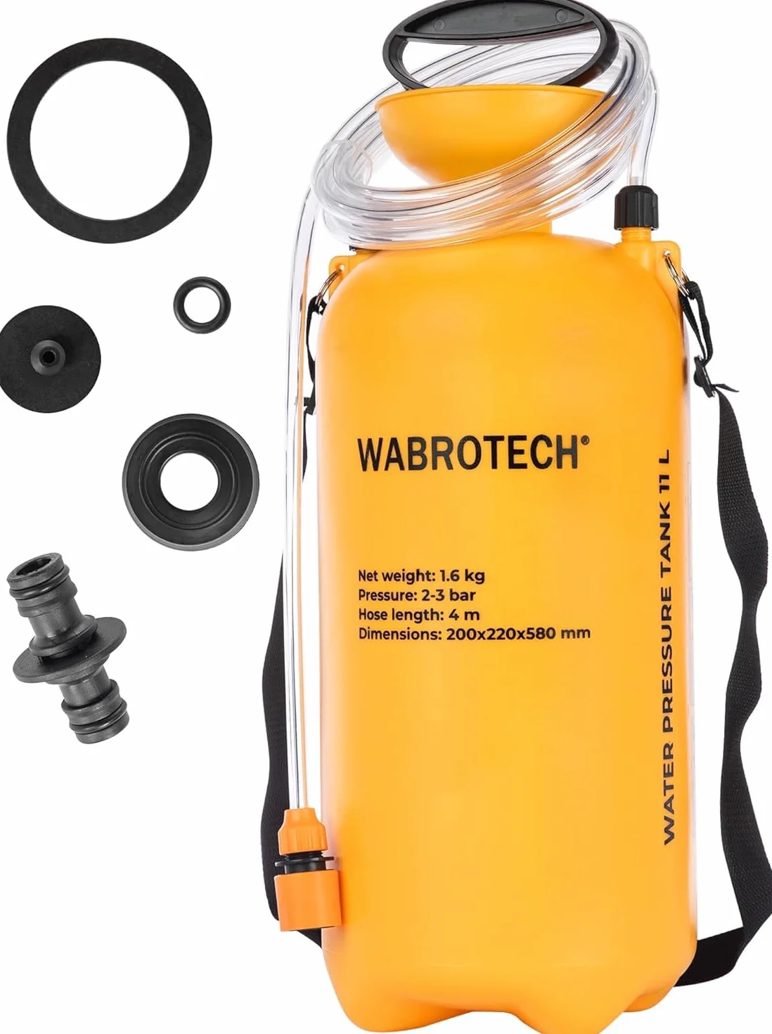 Dispositivo di Approvvigionamento Idrico 11L per Carotatrice - Serbatoio a Pressione Dell'acqua da Utilizzare con Tutte le Perforazioni - Serbatoio Acqua con Pompa 3 Bar per Carotatrice