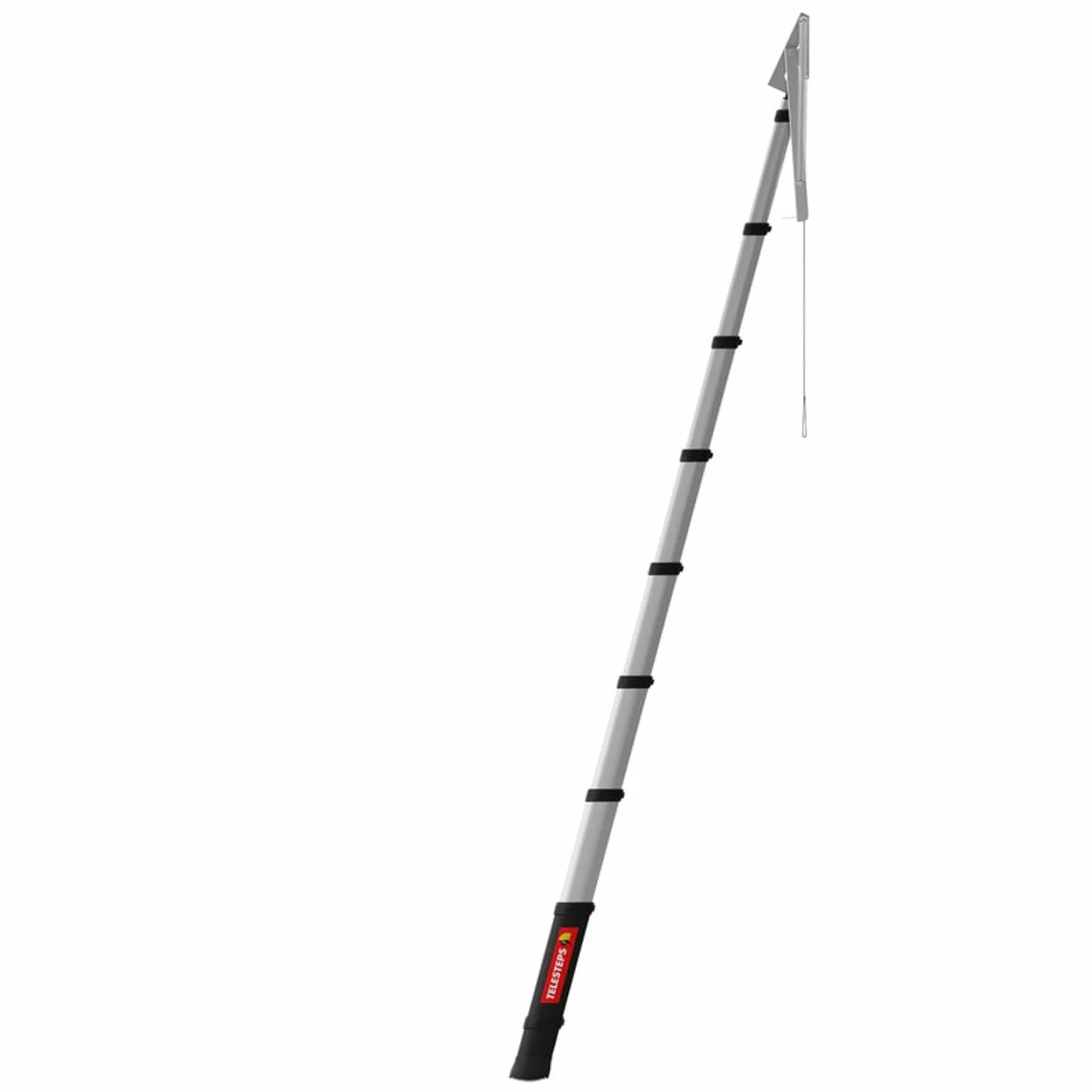 Scala per tetto 2,45 m di TELESTEPS I Made in Sweden I Loft Line I Scala di qualità copatta con design premium brevettato I Profilo antiscivolo I EN 14975 I 72324-541