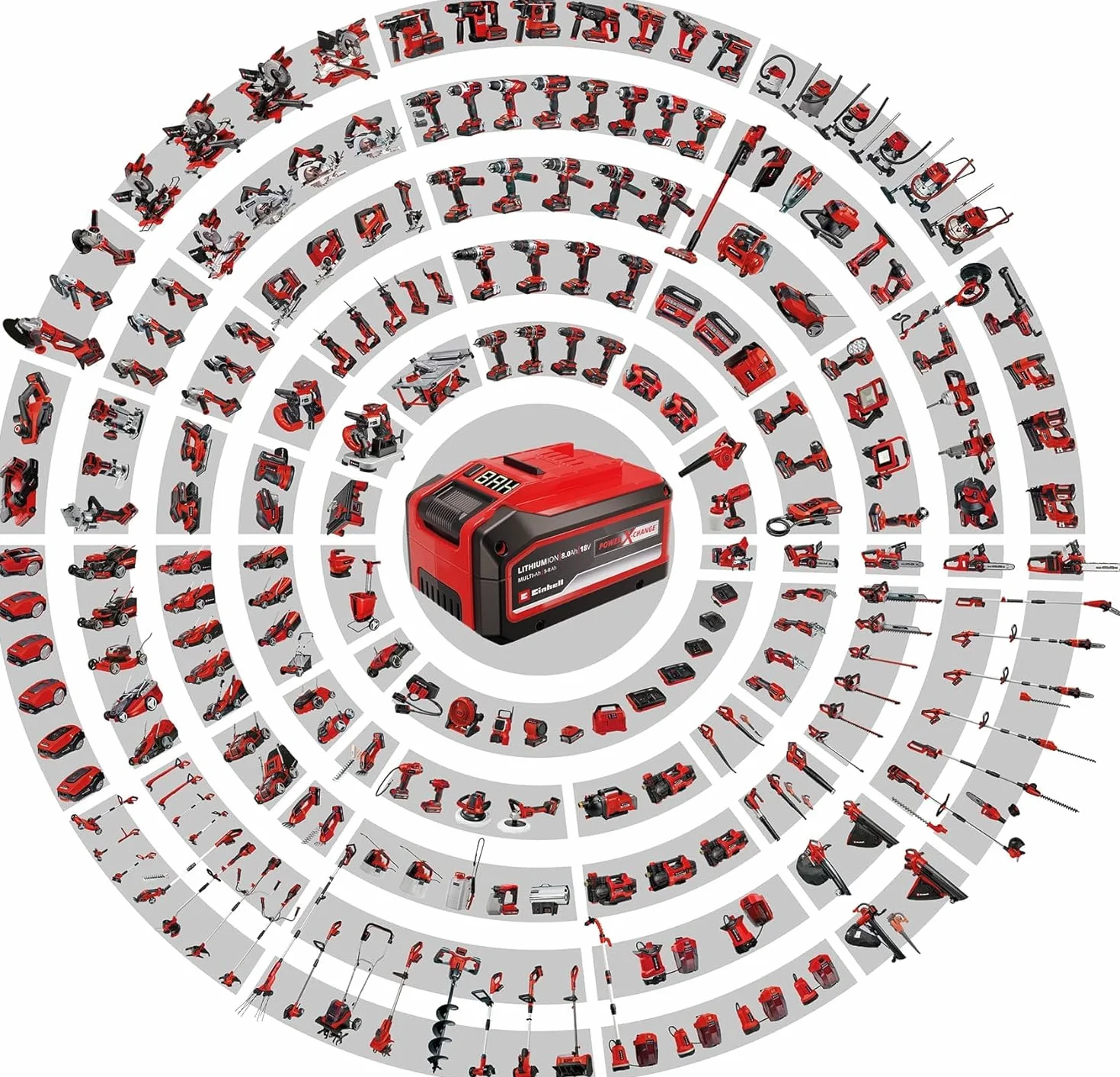 Apparecchio di rettifica/incisione a batteria Einhell TE-MT 18/34 Li Solo Power X-Change (18 V, albero 92 cm con perno per incisione, regolazione giri, incl.set accessori di 55 pz., senza batteria)