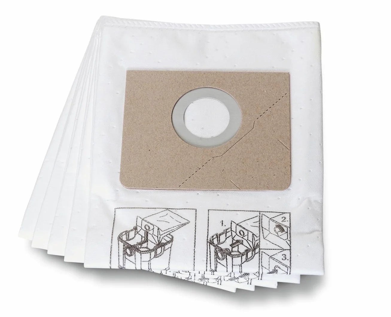 FEIN Sacchetto filtrante in tessuto non tessuto per aspiratore FEIN Dustex 25L. Conf. da 5 pezzi