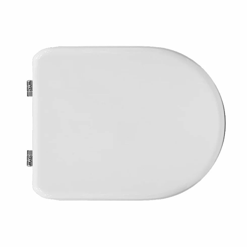 Inbagno Copriwc Sedile coprivaso Esedra Ideal Standard, Legno con Cerniere in Acciaio, Compatibile dedicato